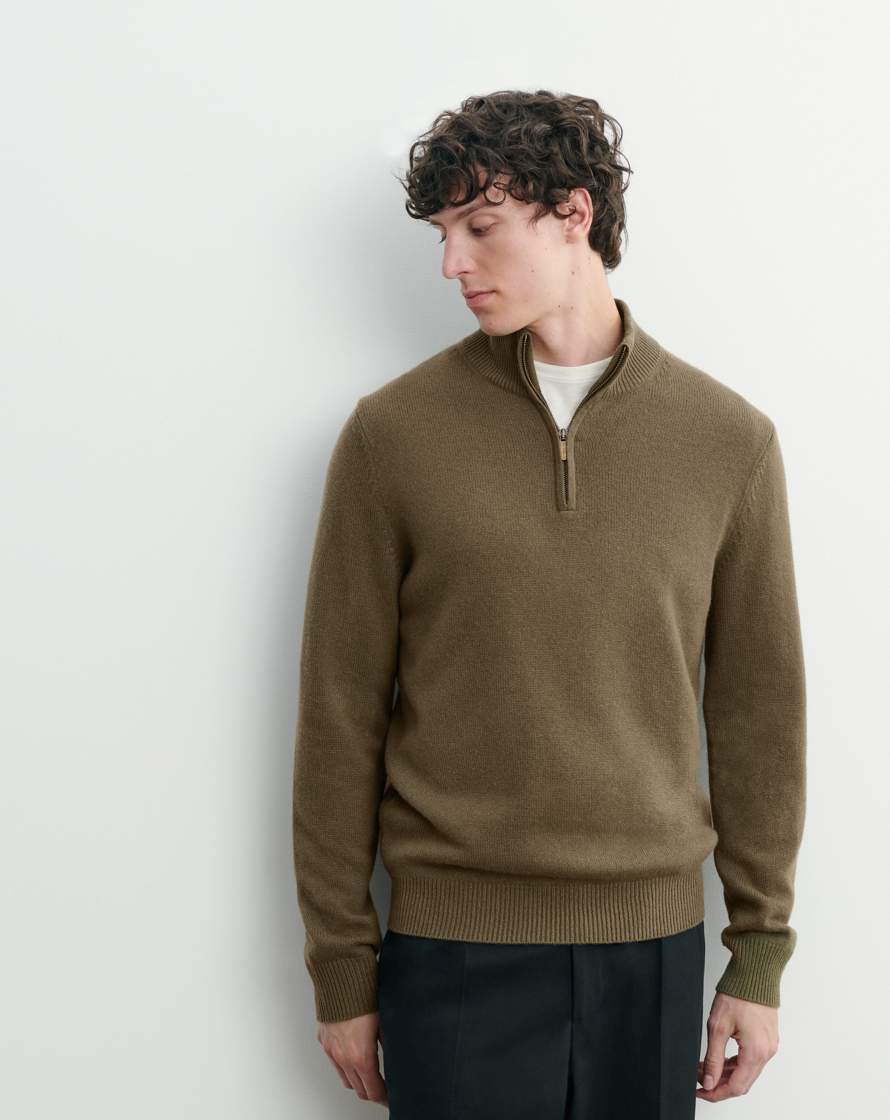 Pull camionneur-BRONZE-100% cachemire