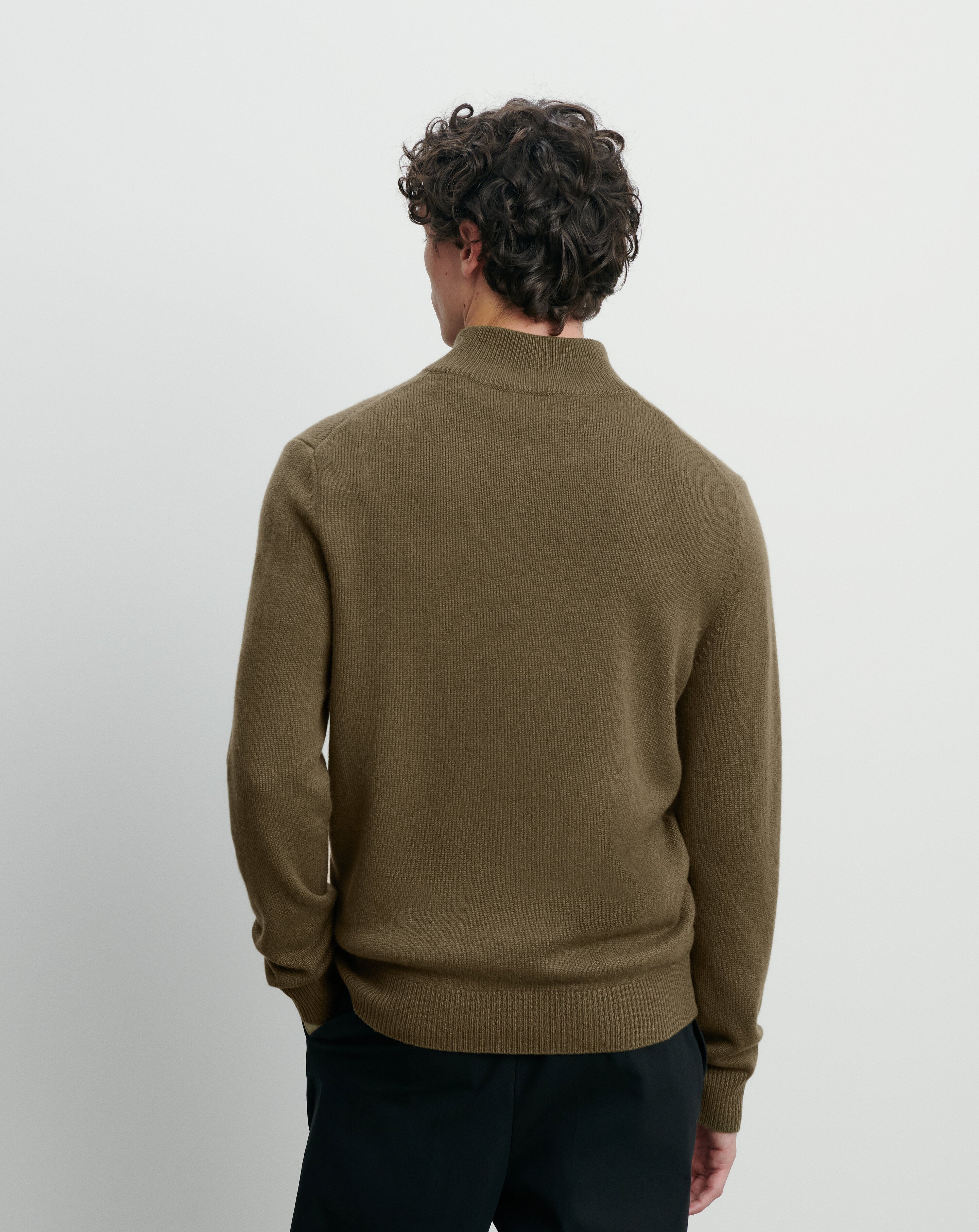 Pull camionneur-BRONZE-100% cachemire