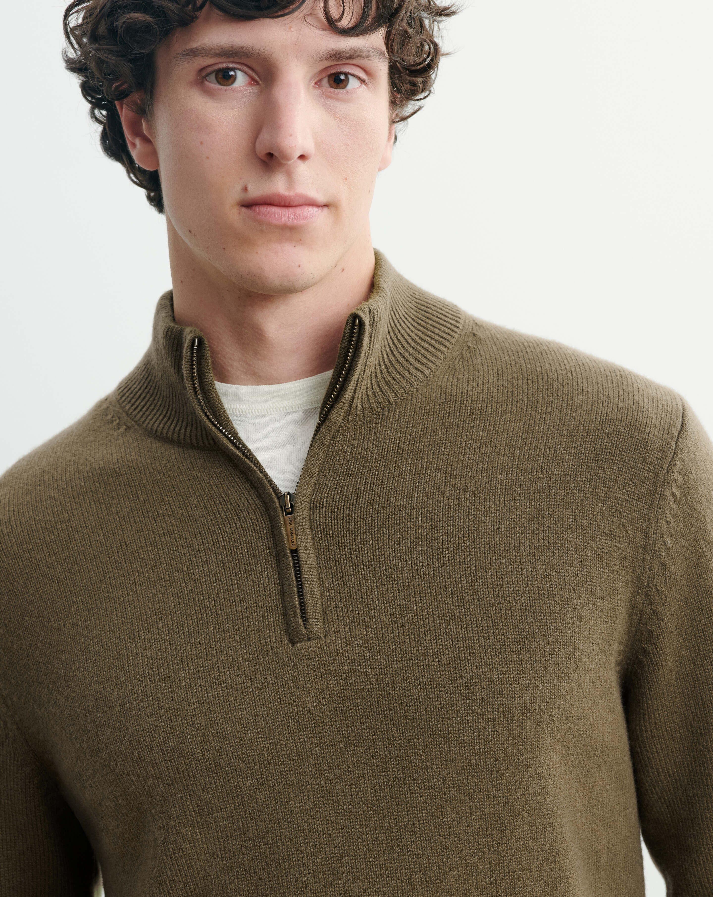 Pull camionneur-BRONZE-100% cachemire