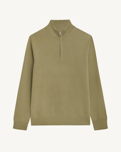 Pull camionneur-ARGILE-100% cachemire