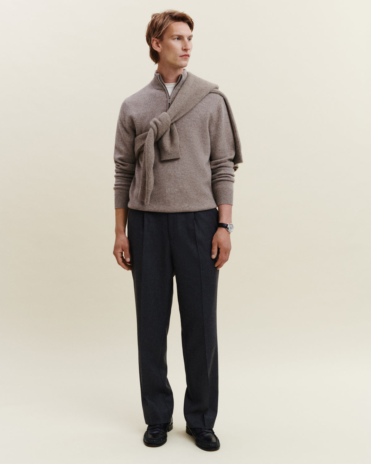 Pull camionneur Lazare-MILLET-100% cachemire