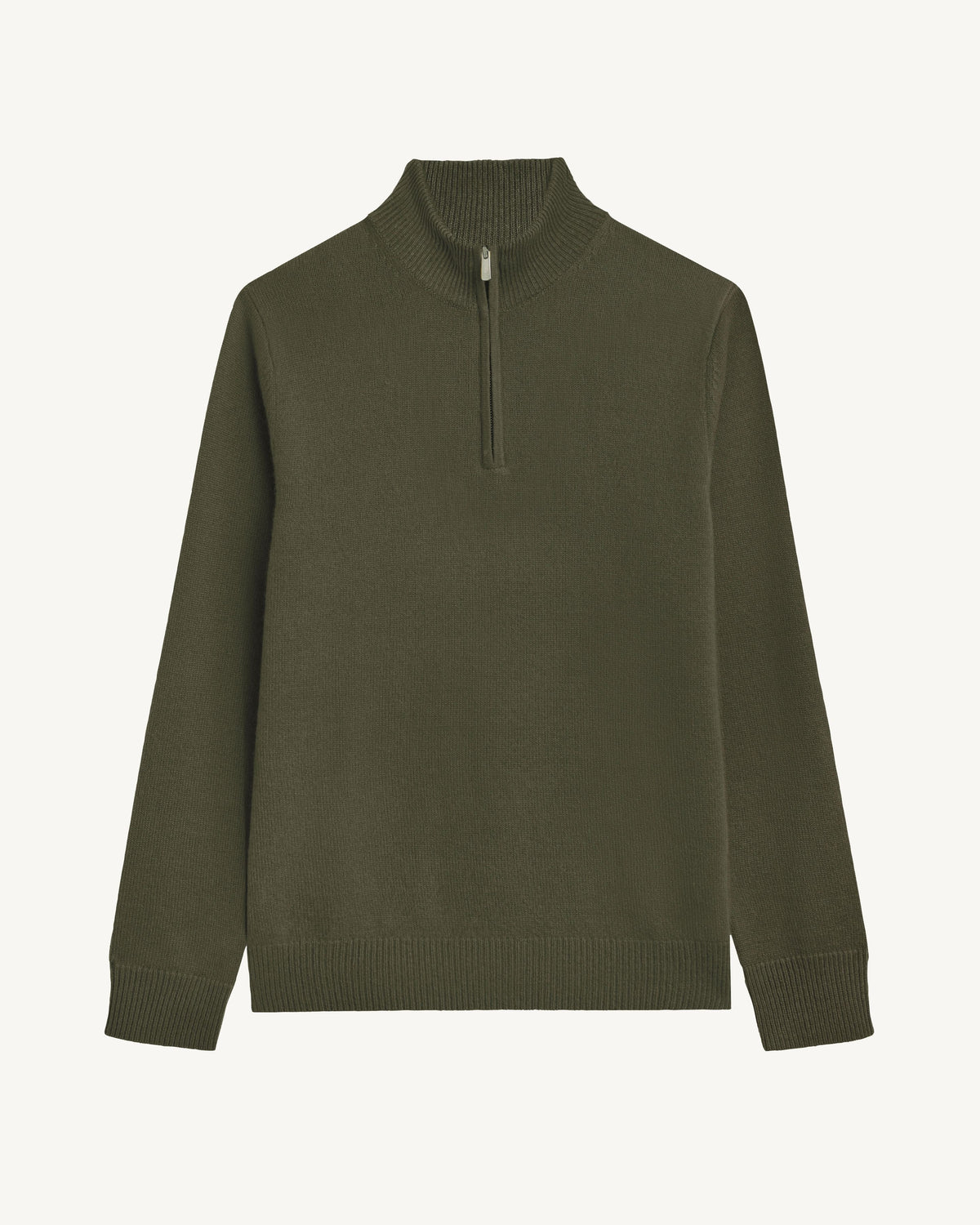 Pull camionneur-KAKI KOMBU-100% cachemire