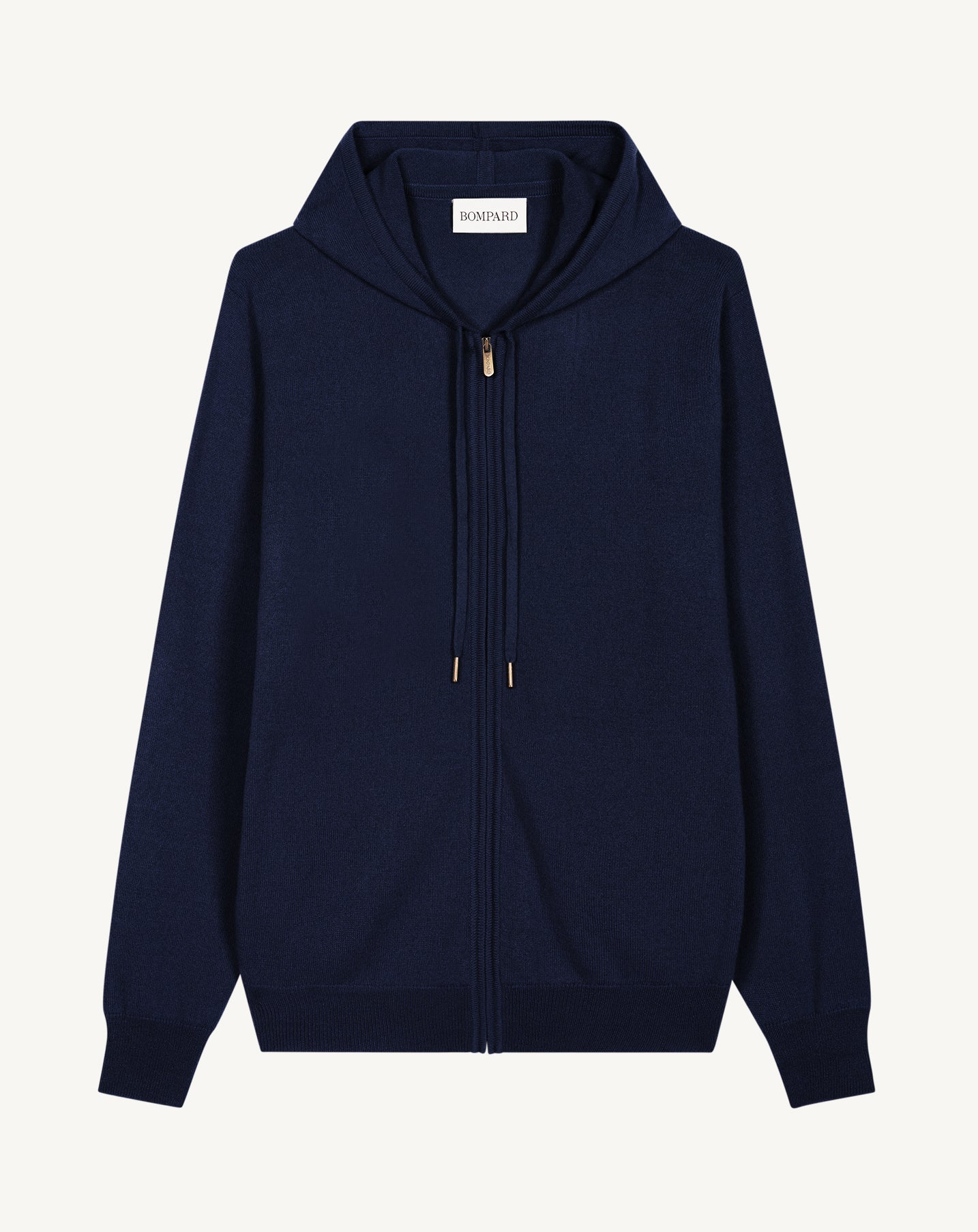 Hoodie-MARINE-100% CACHEMIRE
