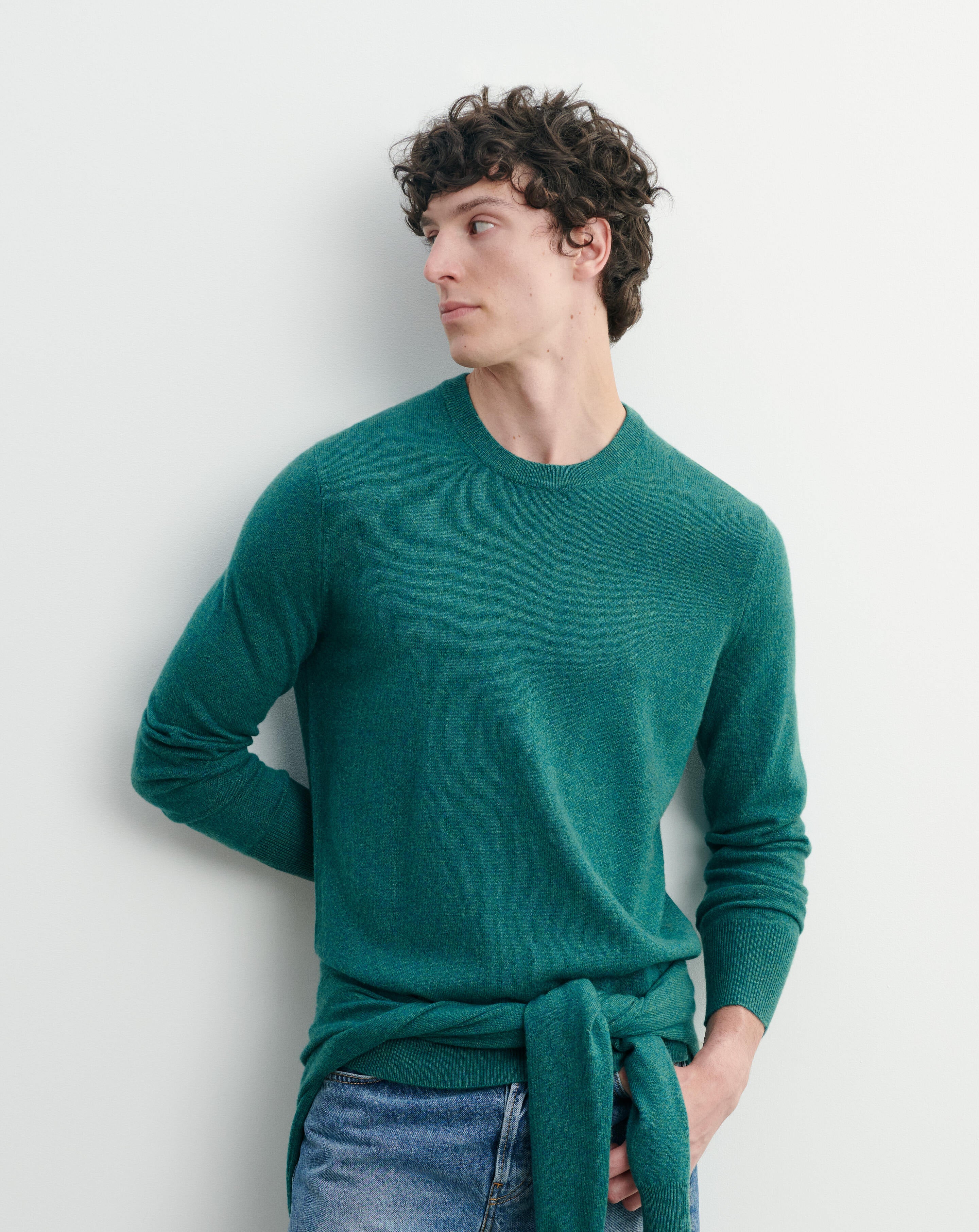 Pull col rond classique Cedre