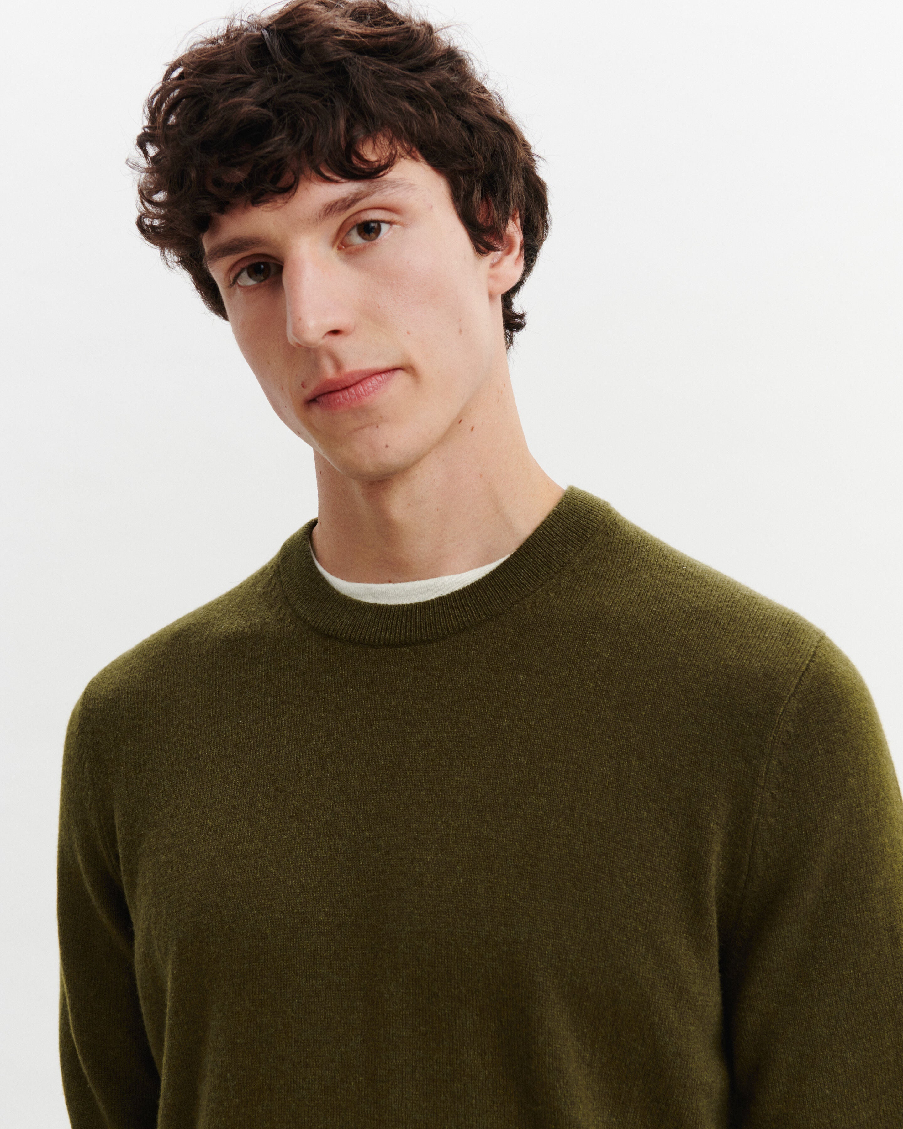Pulls col rond cachemire