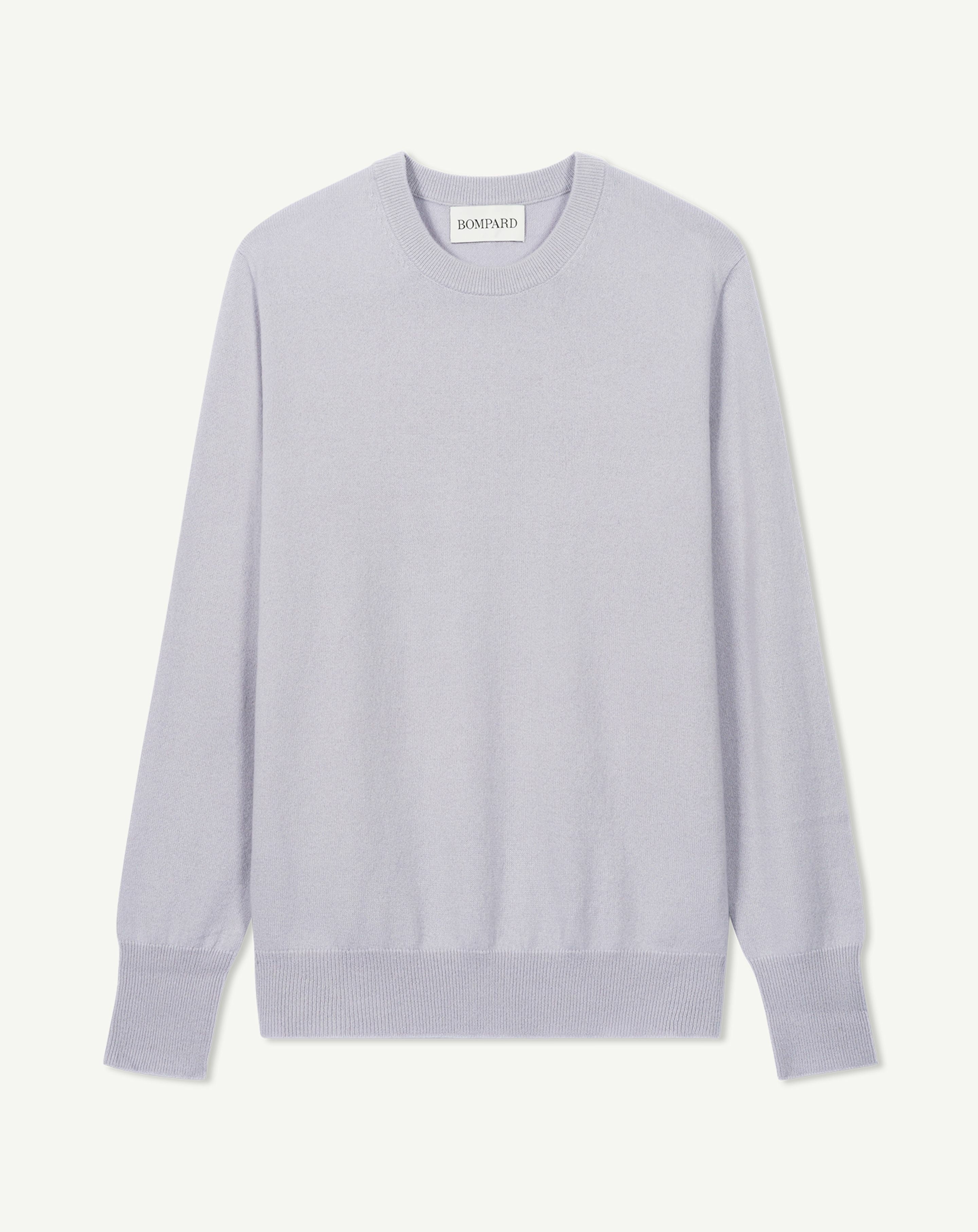 Pull col rond classique-CIEL PARIS-100% cachemire