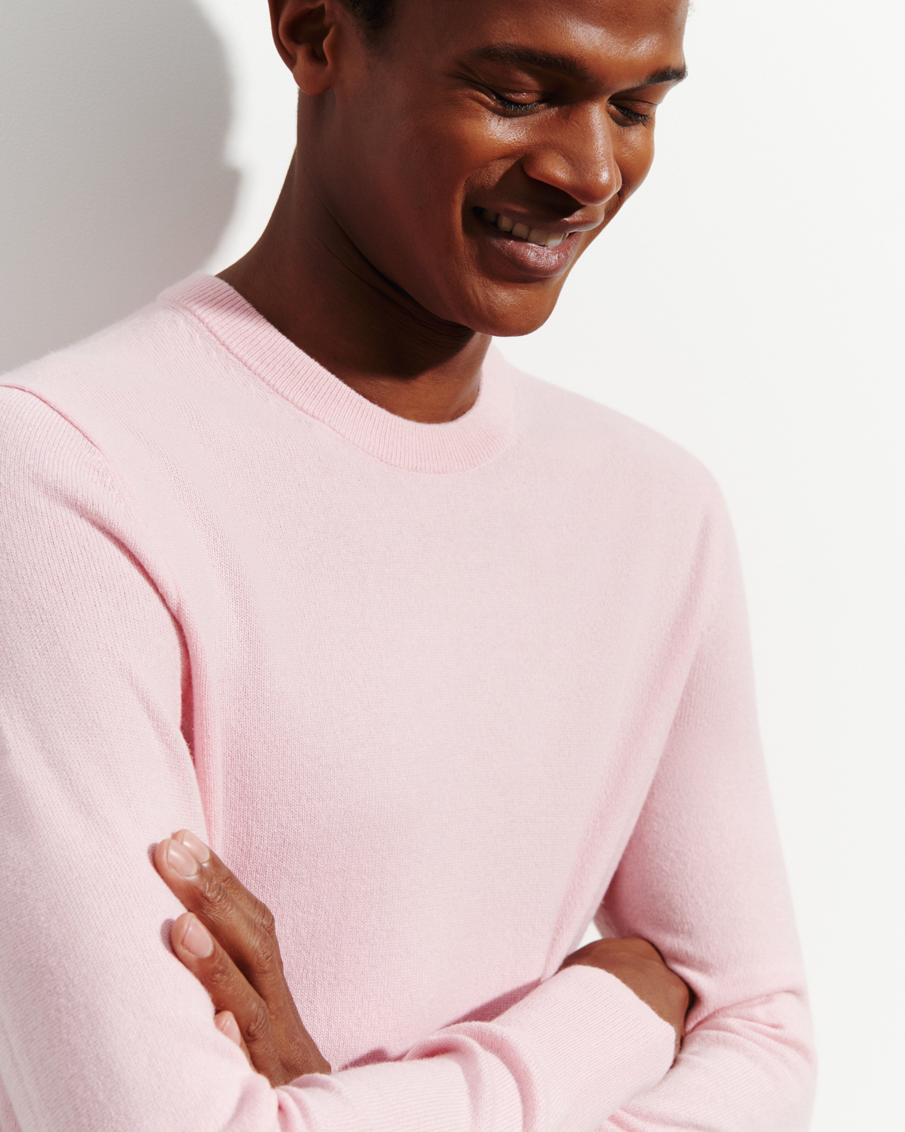 Pull col rond classique-SAKURA-100% cachemire