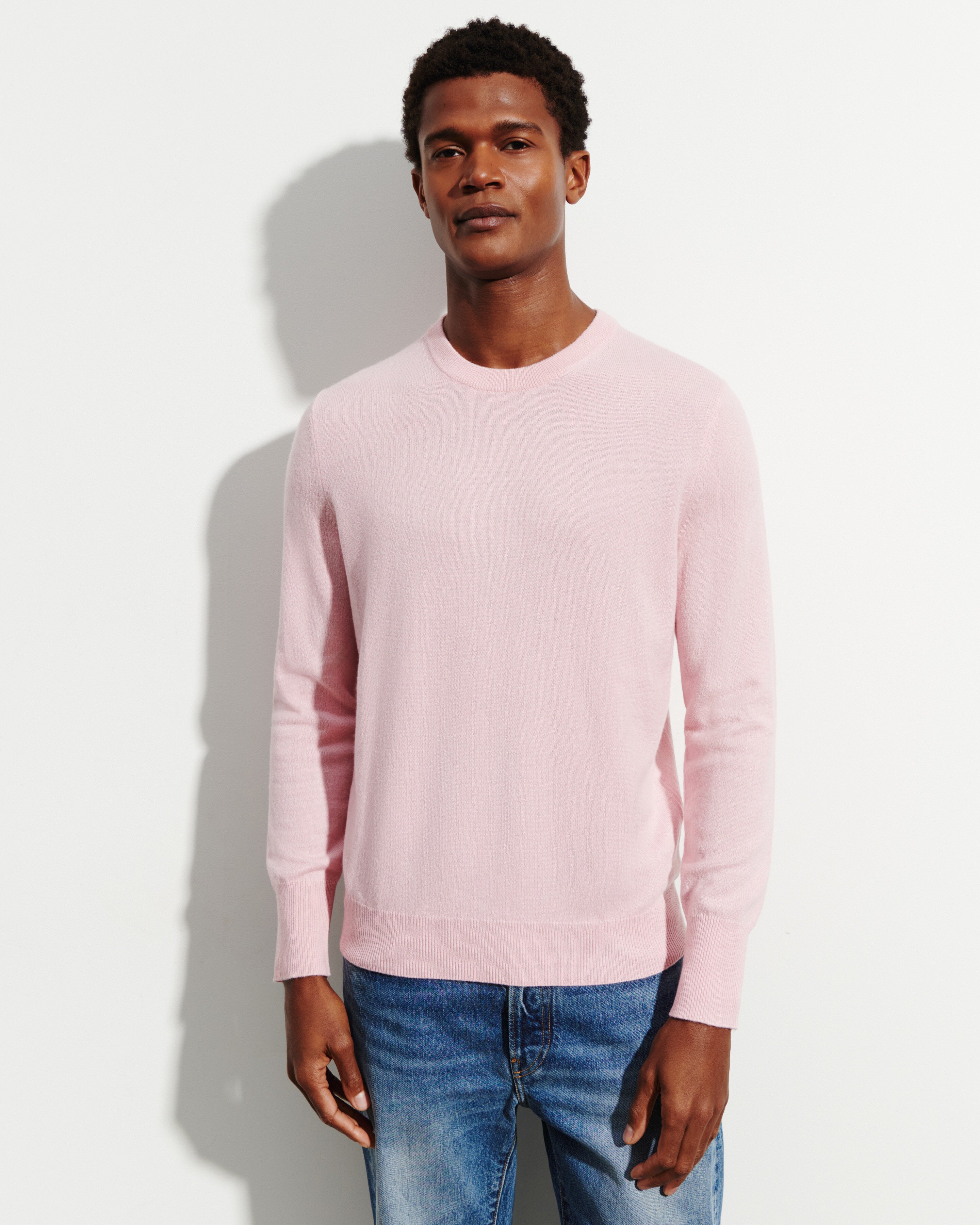 Pull col rond classique-SAKURA-100% cachemire