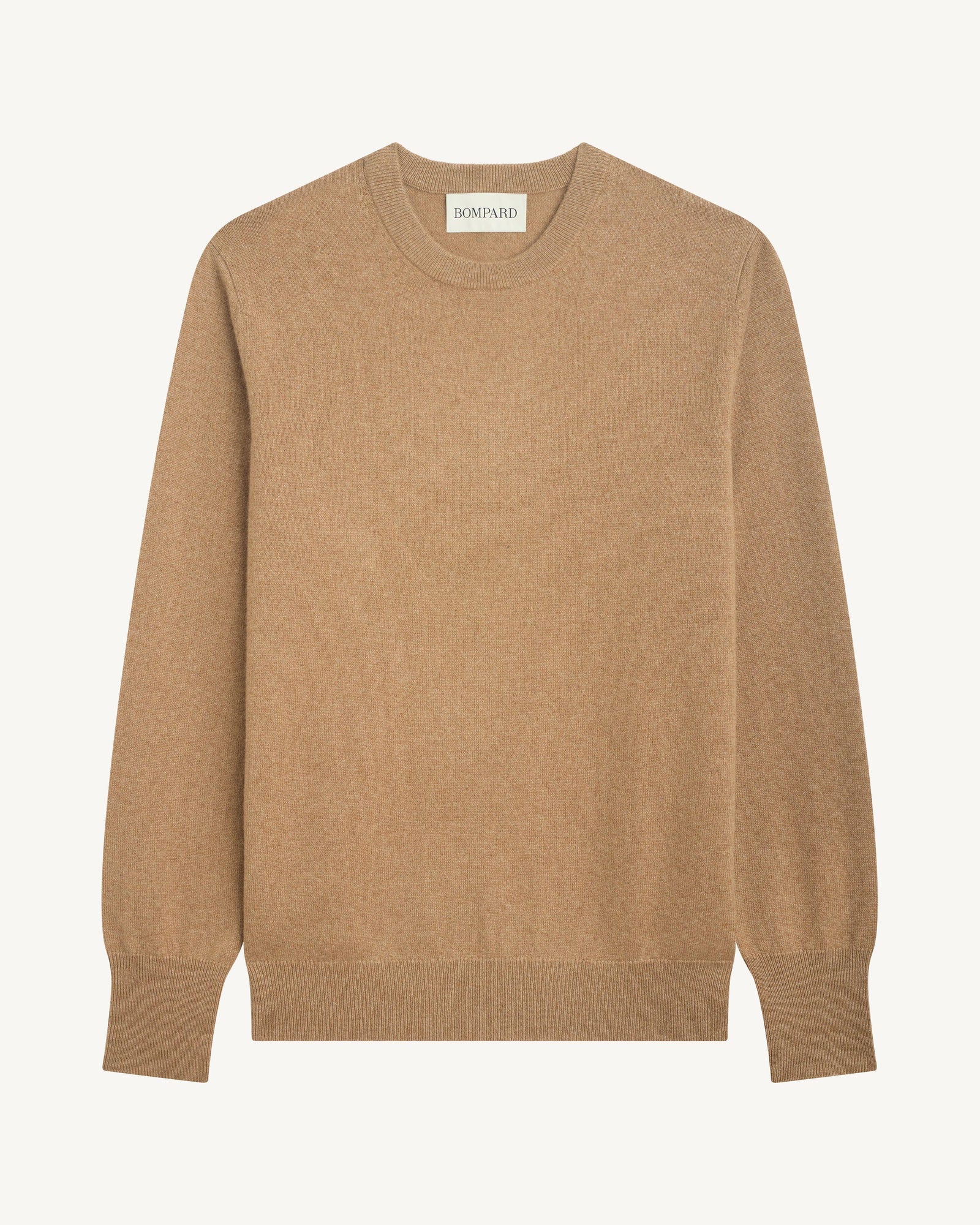 Pull col rond classique-KRAFT-100% cachemire