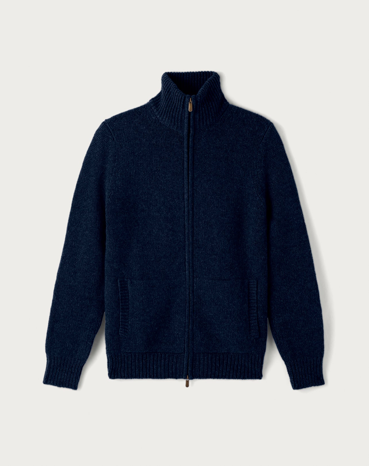 Blouson 12 fils-MARINE-100% cachemire