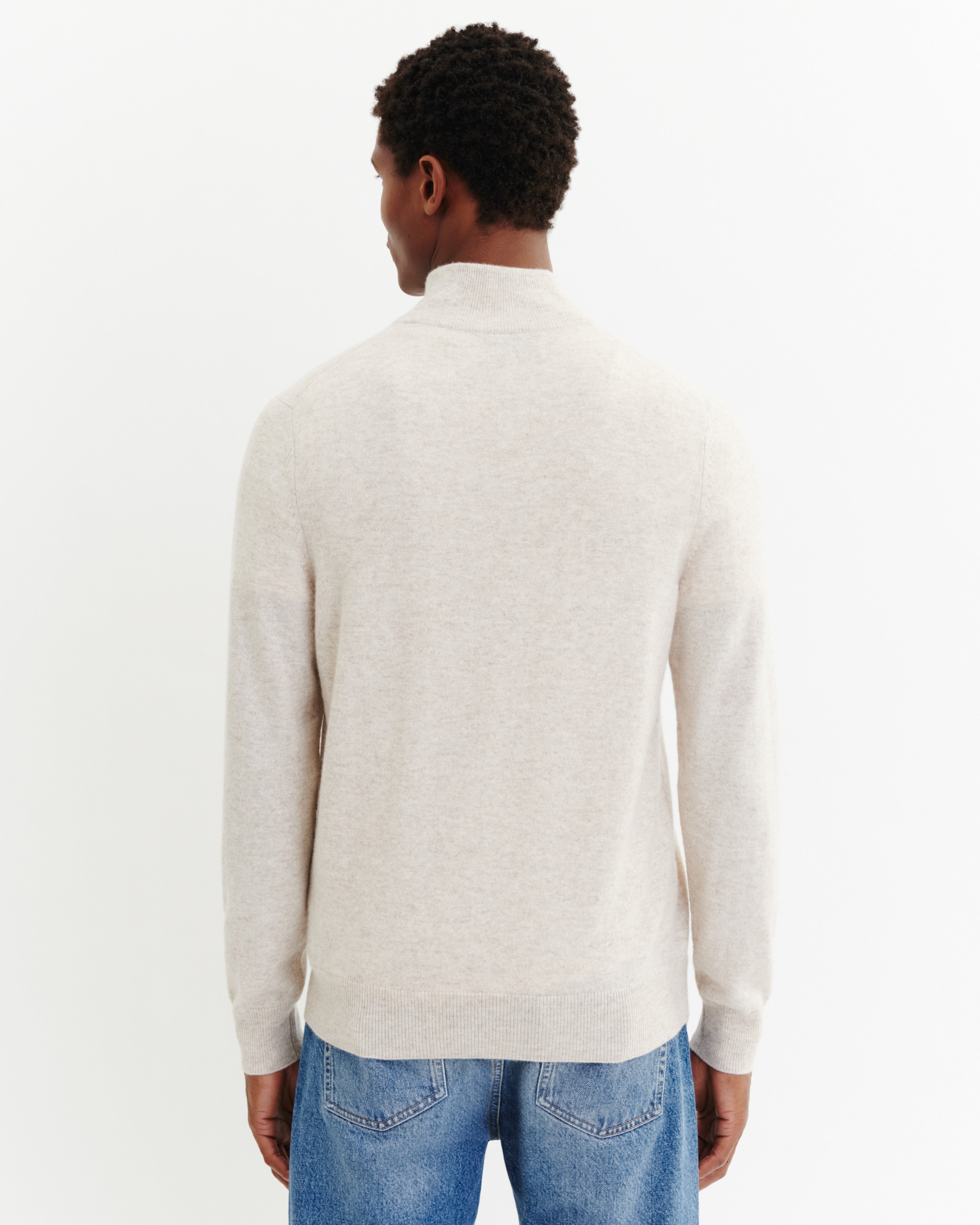 Pull camionneur-TOURTERELLE-100% cachemire
