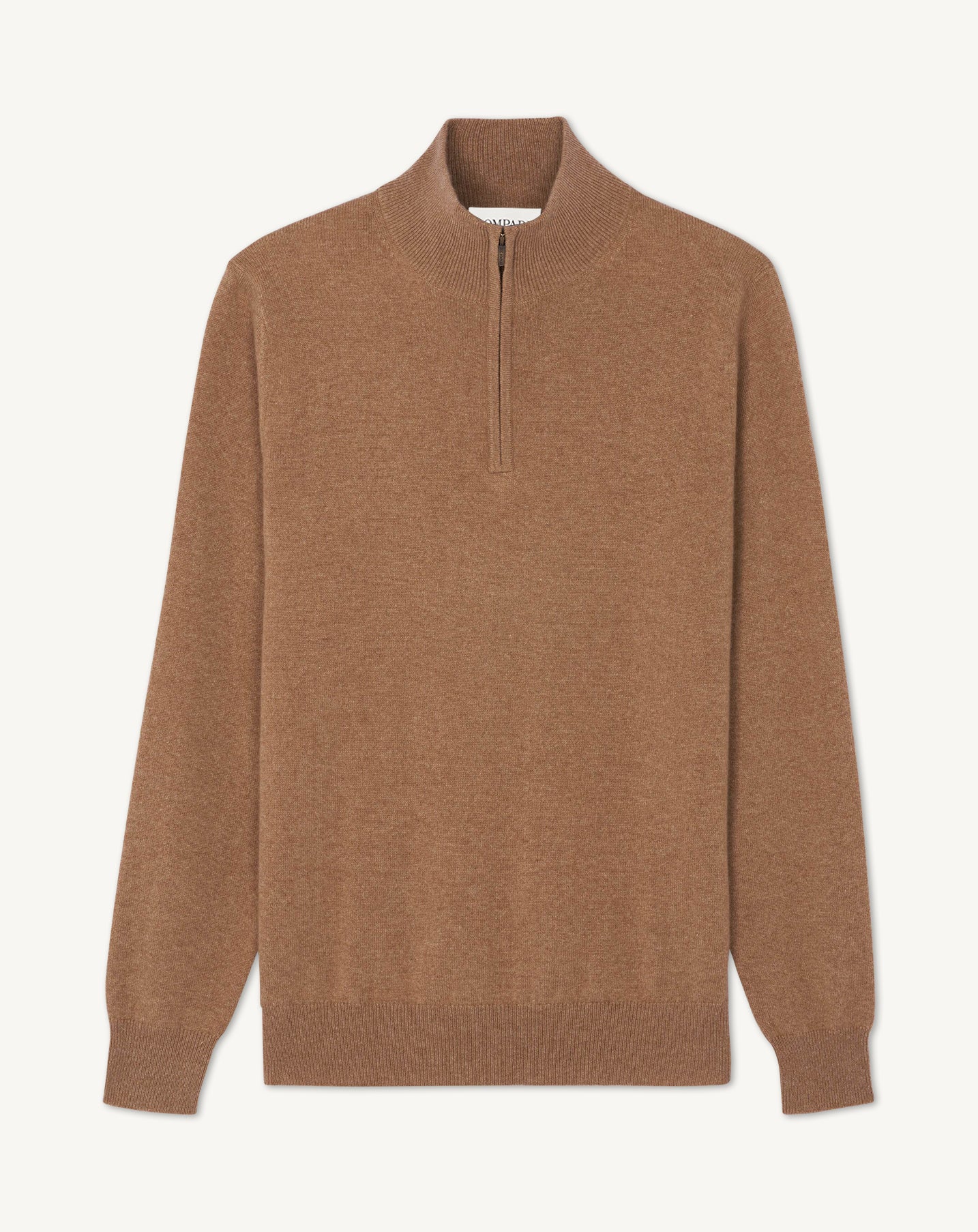 Pull camionneur-CARAMEL-100% cachemire