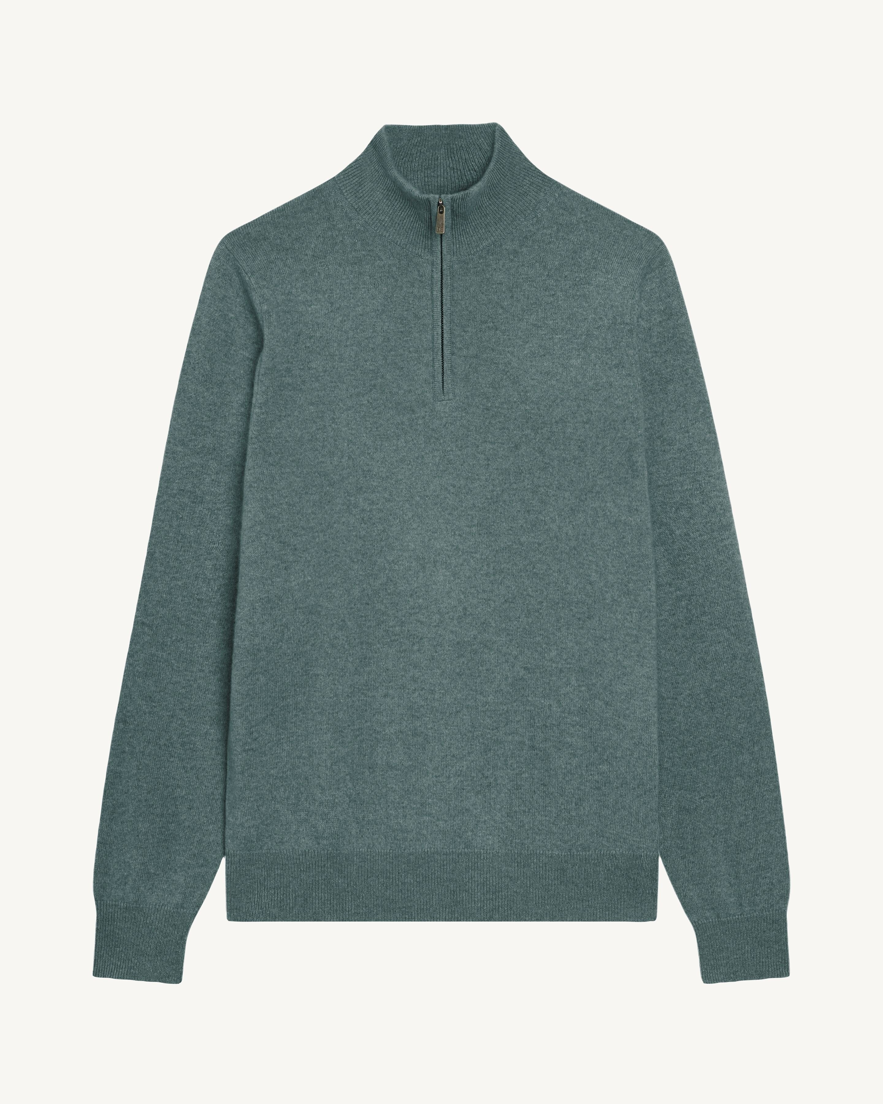 Pull camionneur-BLEU GRANIT-100% cachemire