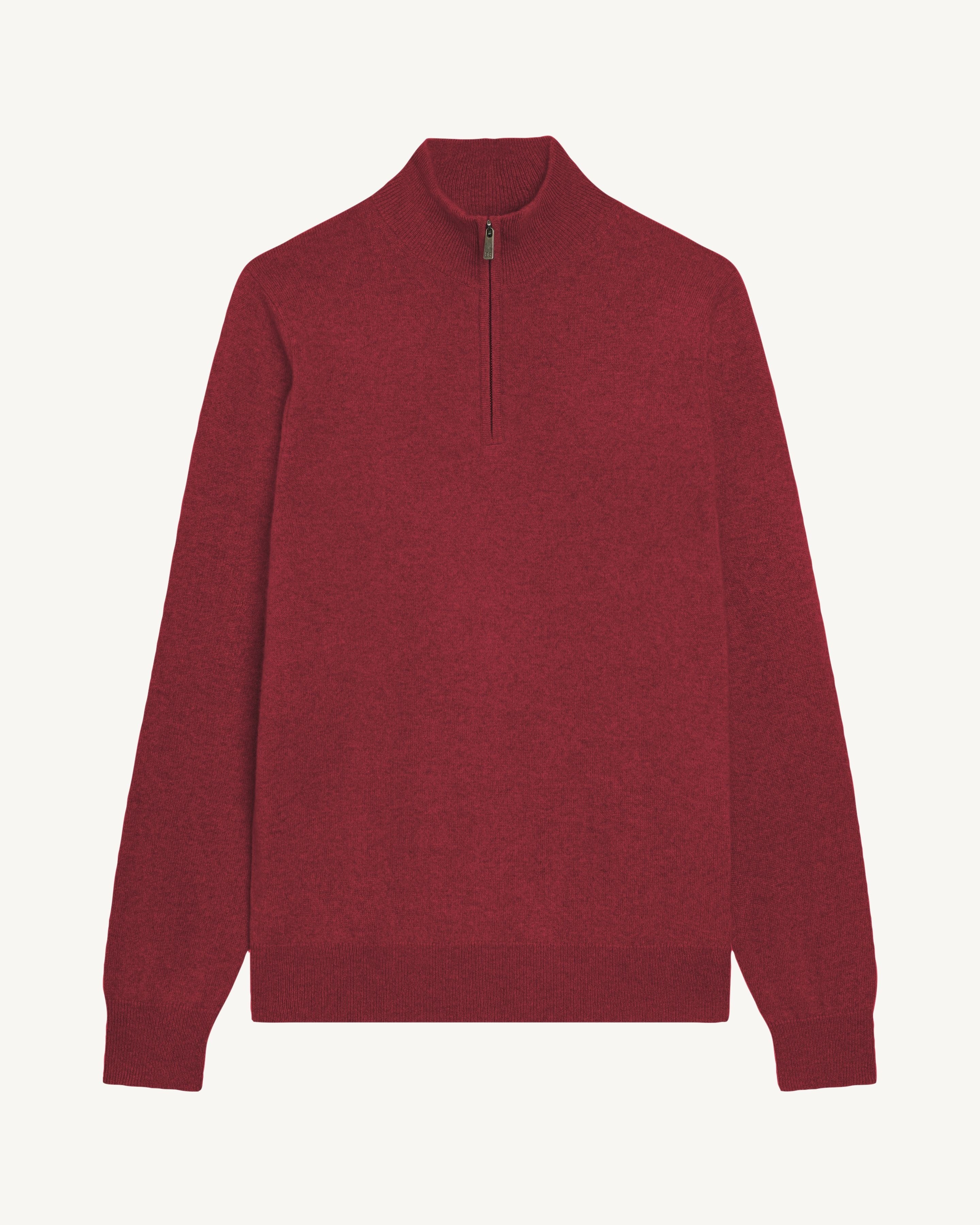 Pull camionneur-ROUGE D'ORIENT-100% cachemire