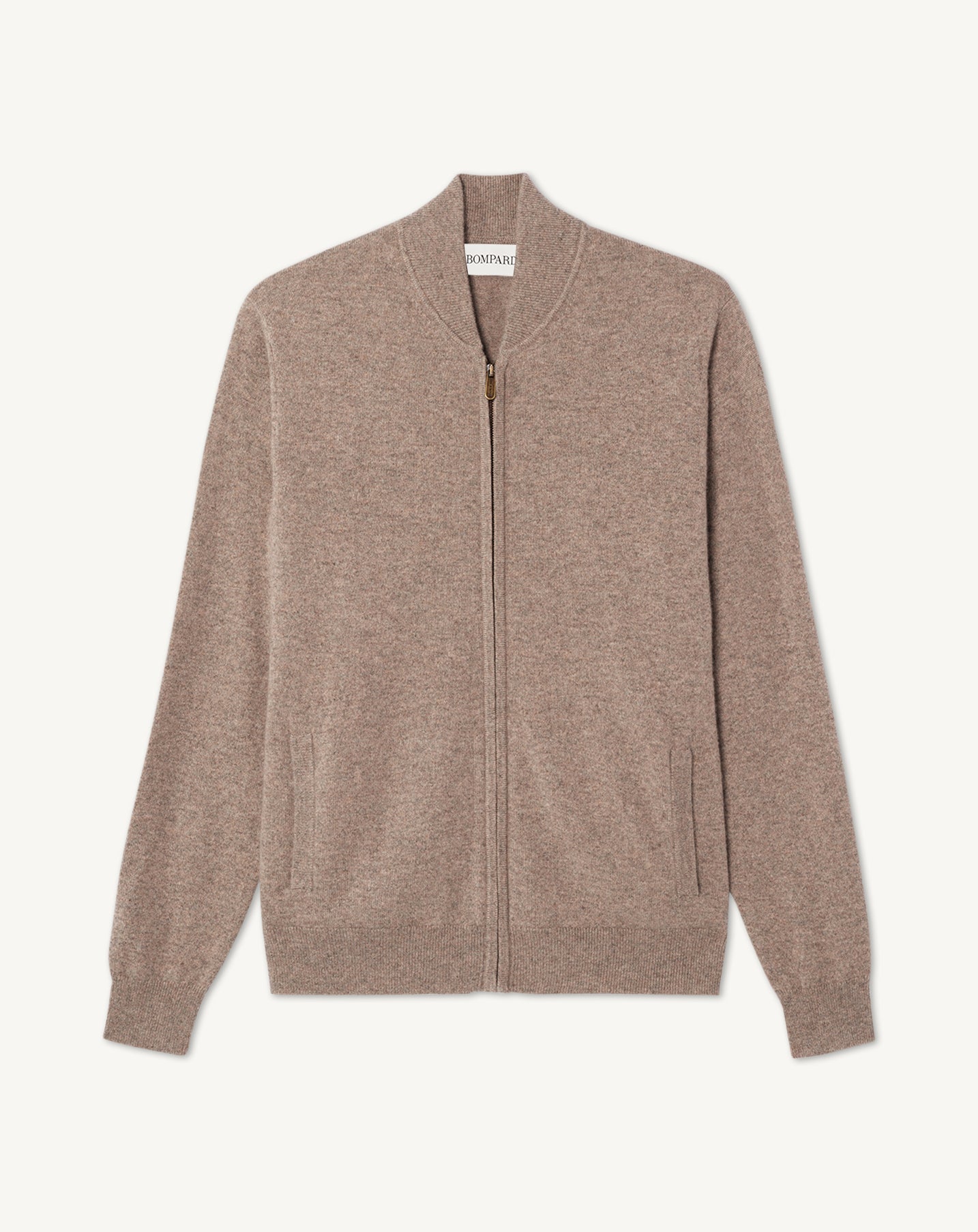 Gilet zippé-MILLET-100% cachemire