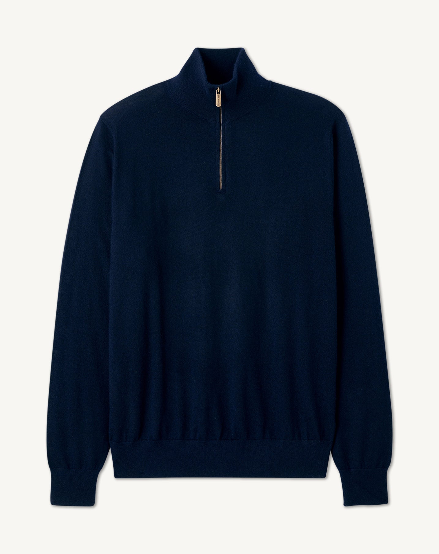 Pull col camionneur -MARINE-100% cachemire