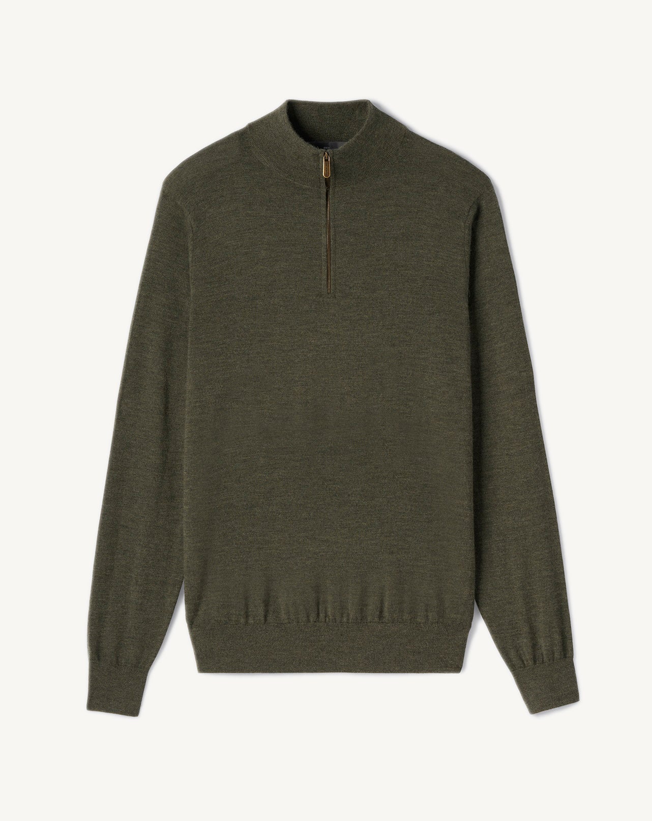 Pull col camionneur -KAKI OMBRE-100% CACHEMIRE