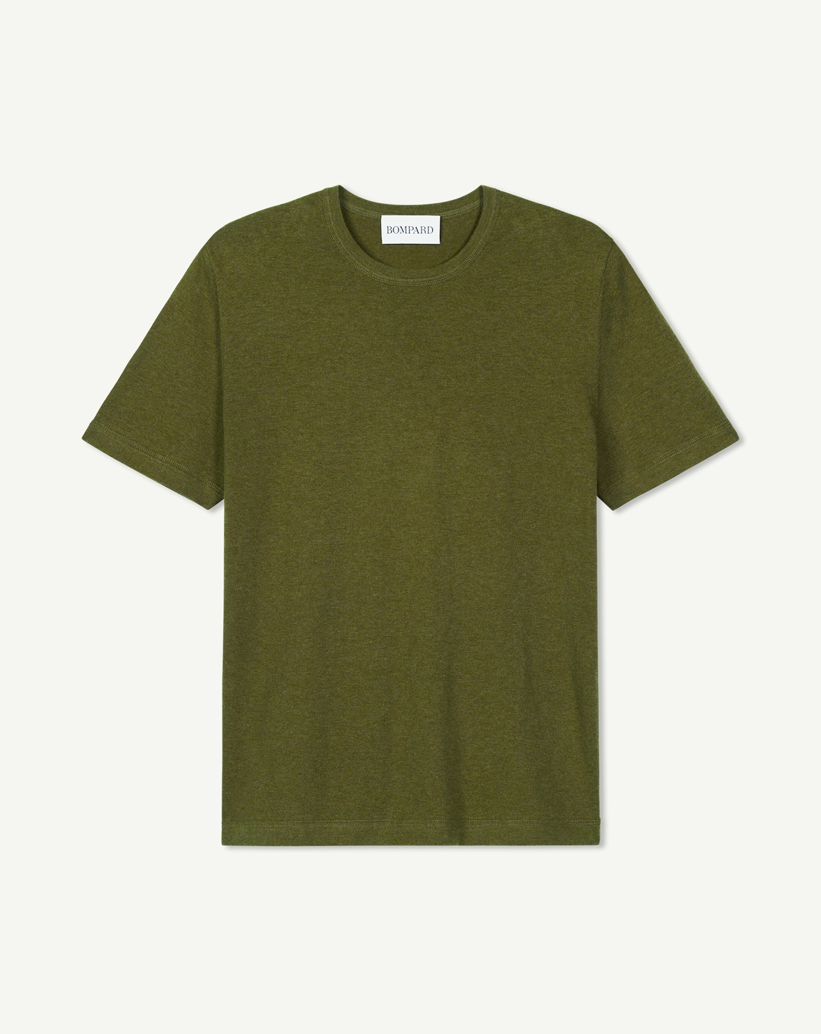 T-shirt ultrafin-BRONZE-85% pima coton 15% cachemire