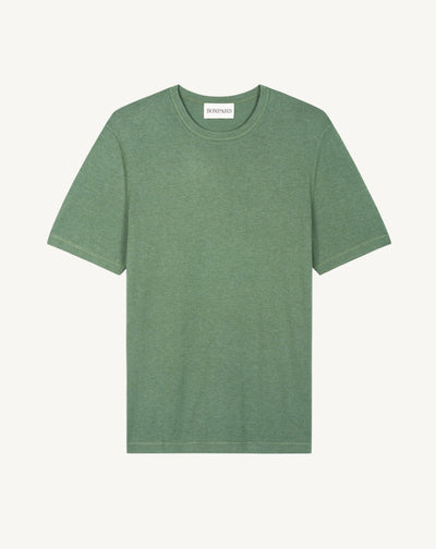 T-shirt ultrafin-JADE-85% pima coton 15% cachemire