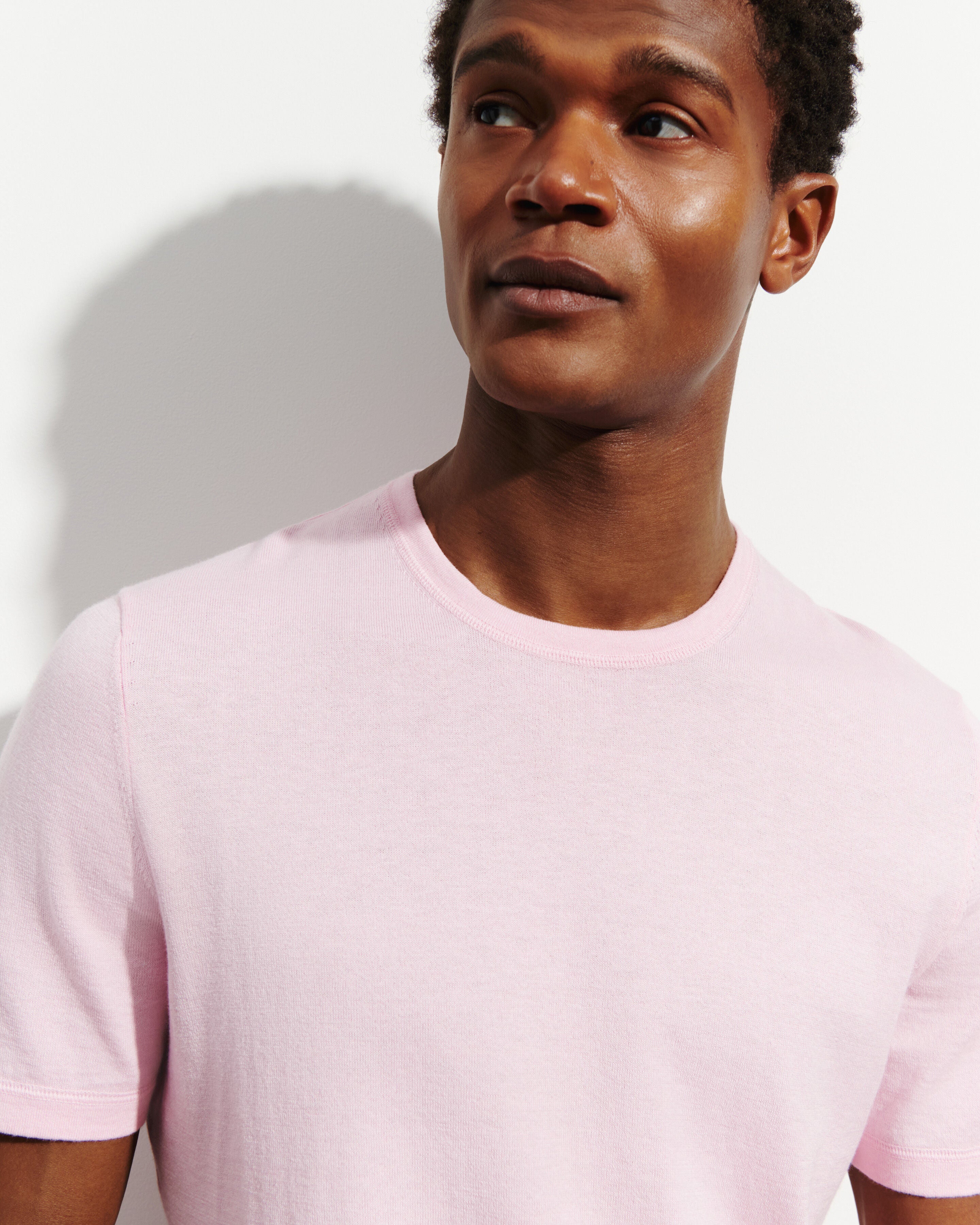 T-shirt ultrafin-SAKURA-85% pima coton 15% cachemire