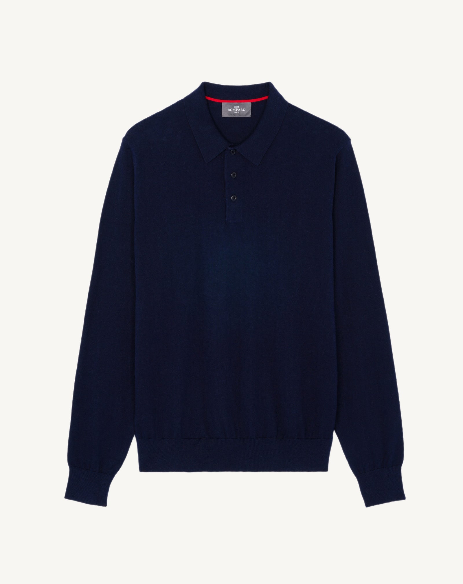 Polo ultrafin-MARINE-85% PIMA COTON 15% CACHEMIRE