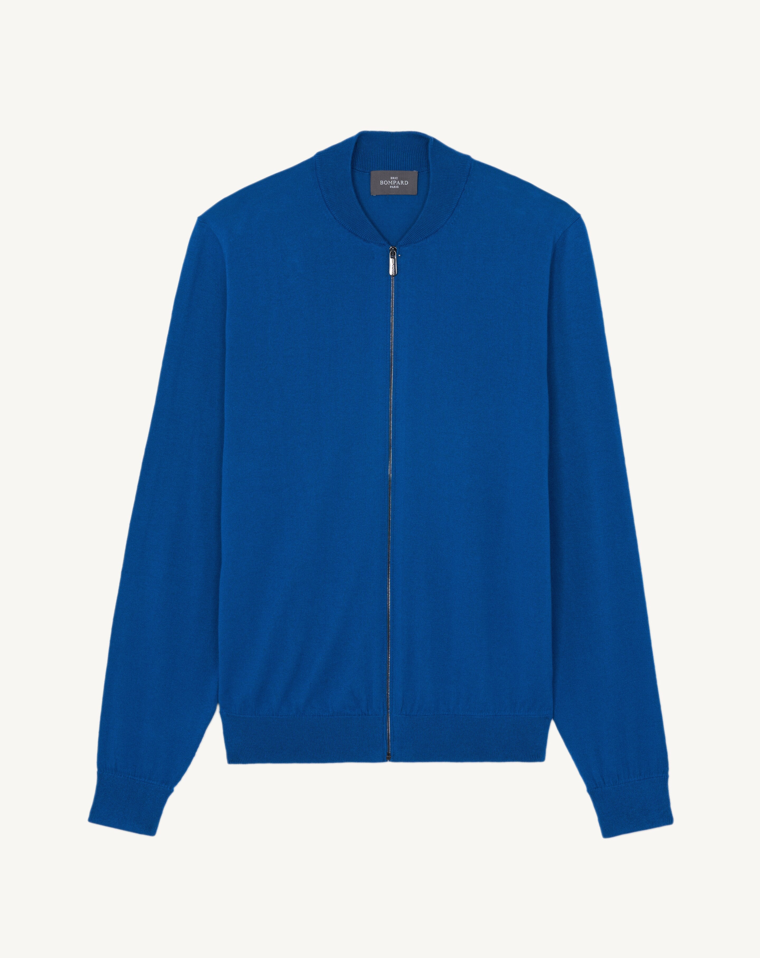 Teddy zippé-ICE-85% pima coton 15% cachemire