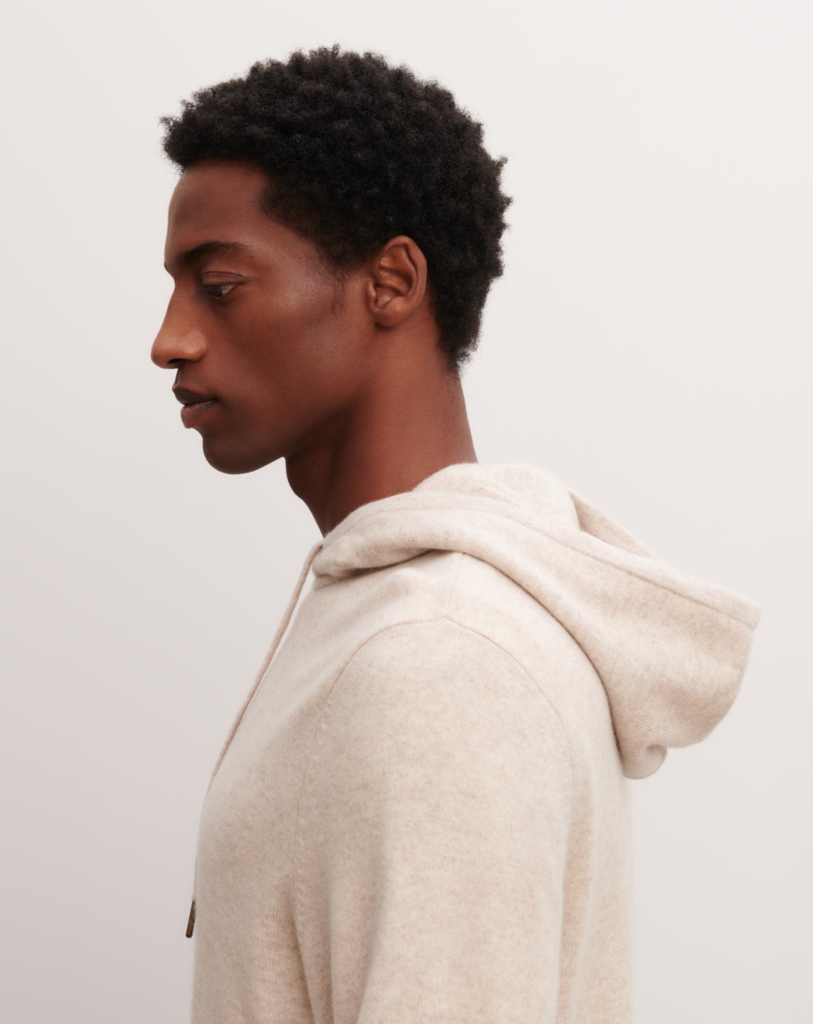 Pull à capuche-TOURTERELLE-100% cachemire