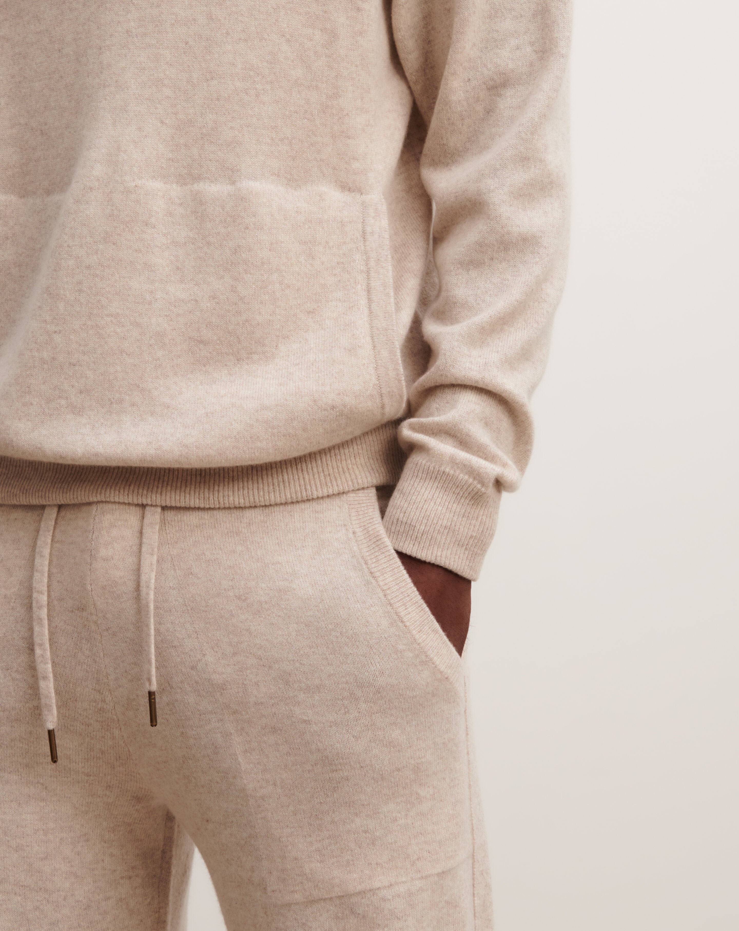 Pull à capuche-TOURTERELLE-100% cachemire