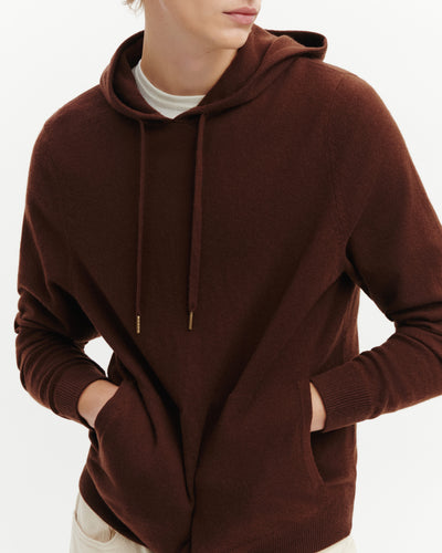 Pull à capuche-CAFE-100% cachemire