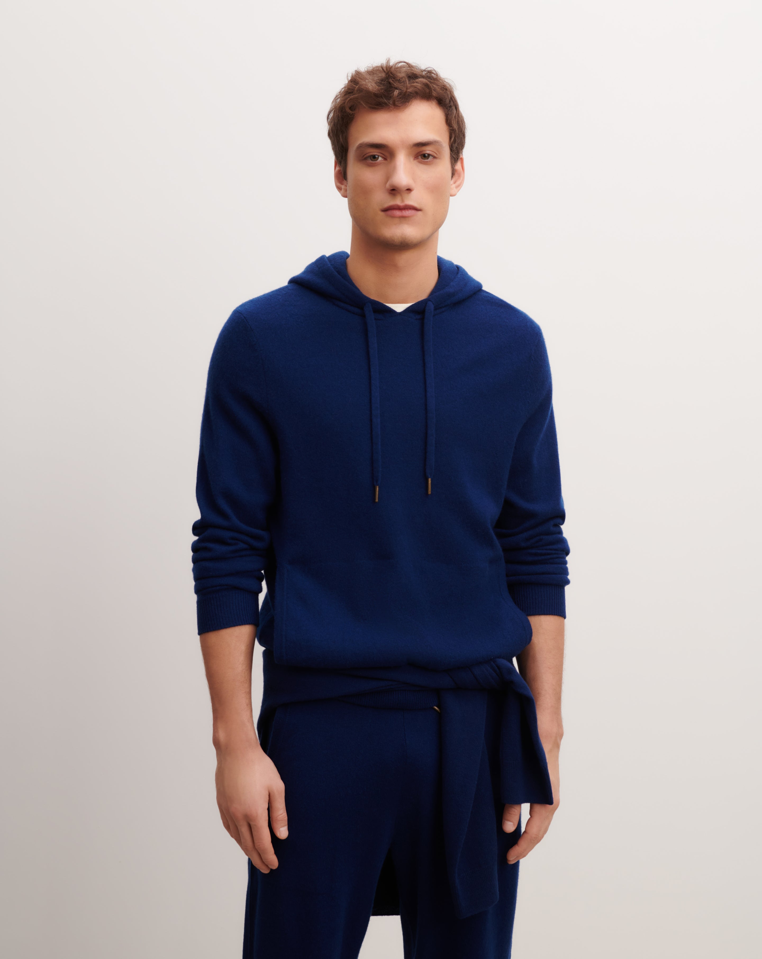 Pull à capuche-AMIRAL-100% cachemire