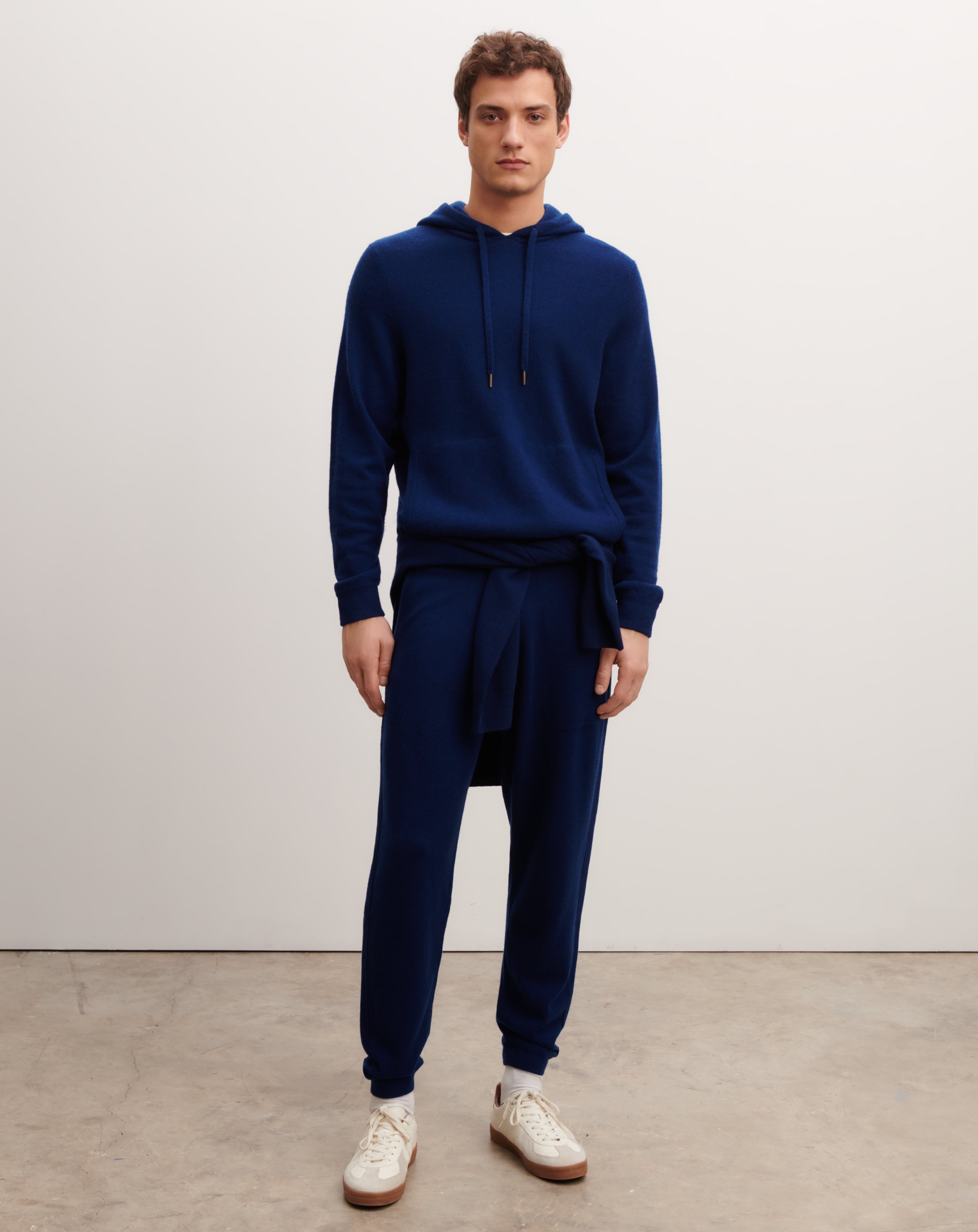 Pull à capuche-AMIRAL-100% cachemire