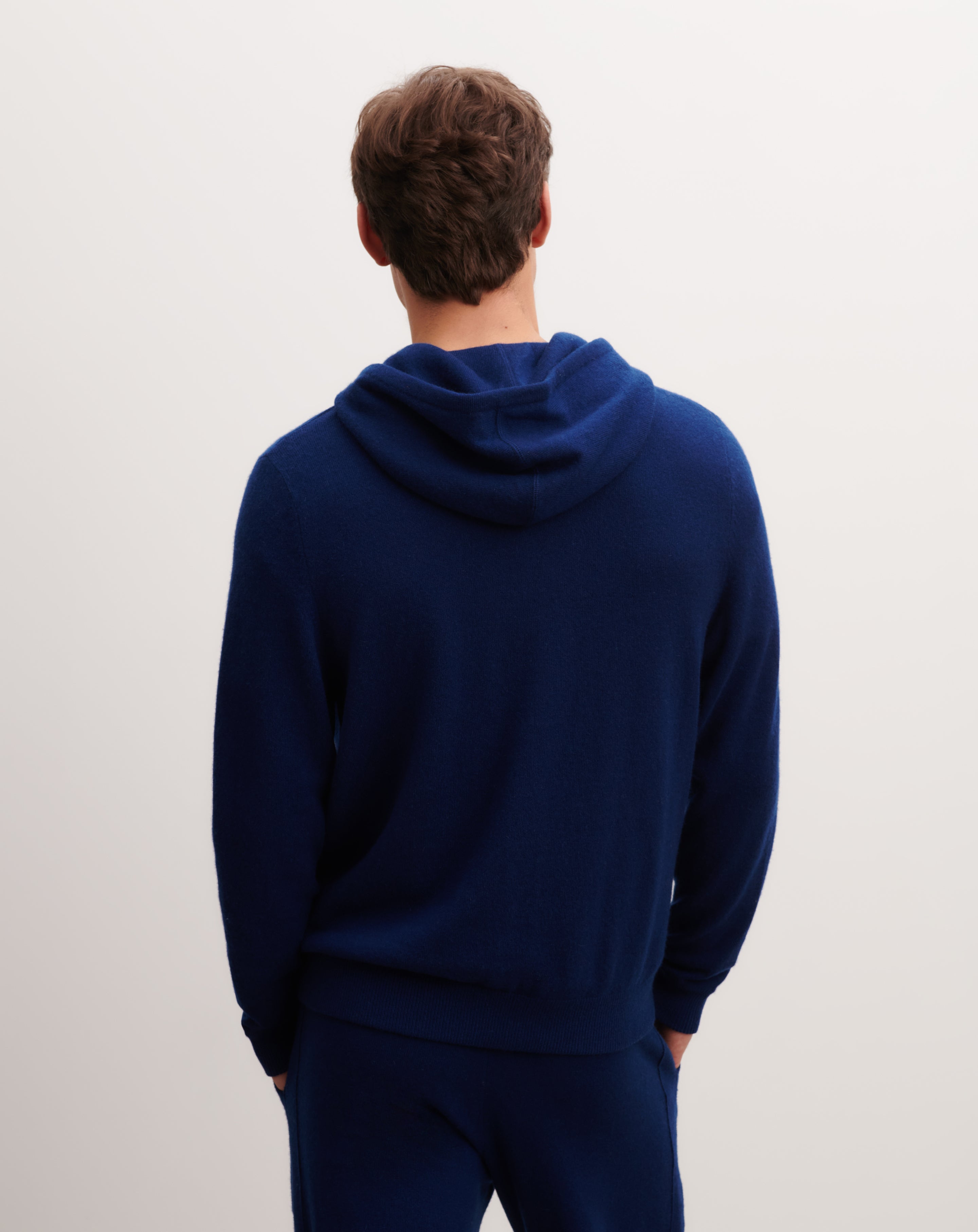 Pull à capuche-AMIRAL-100% cachemire