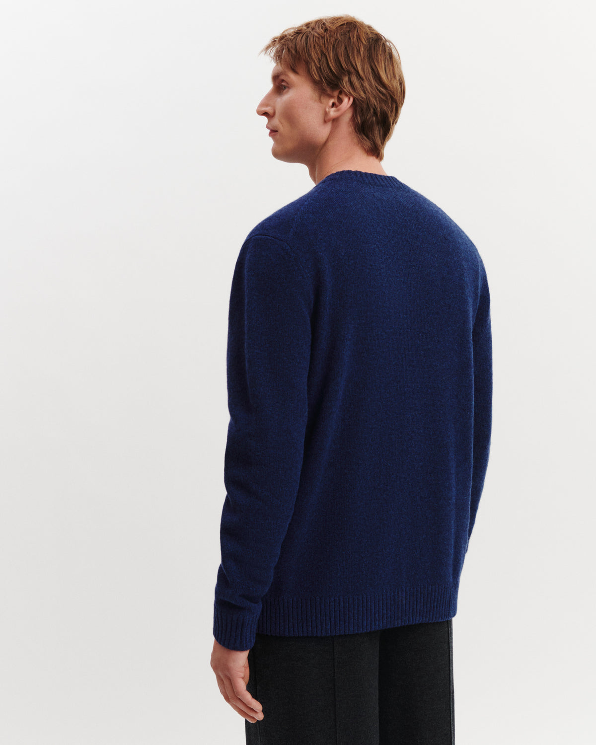 Gilet Lino-BLEU NOCTURNE-100% cachemire