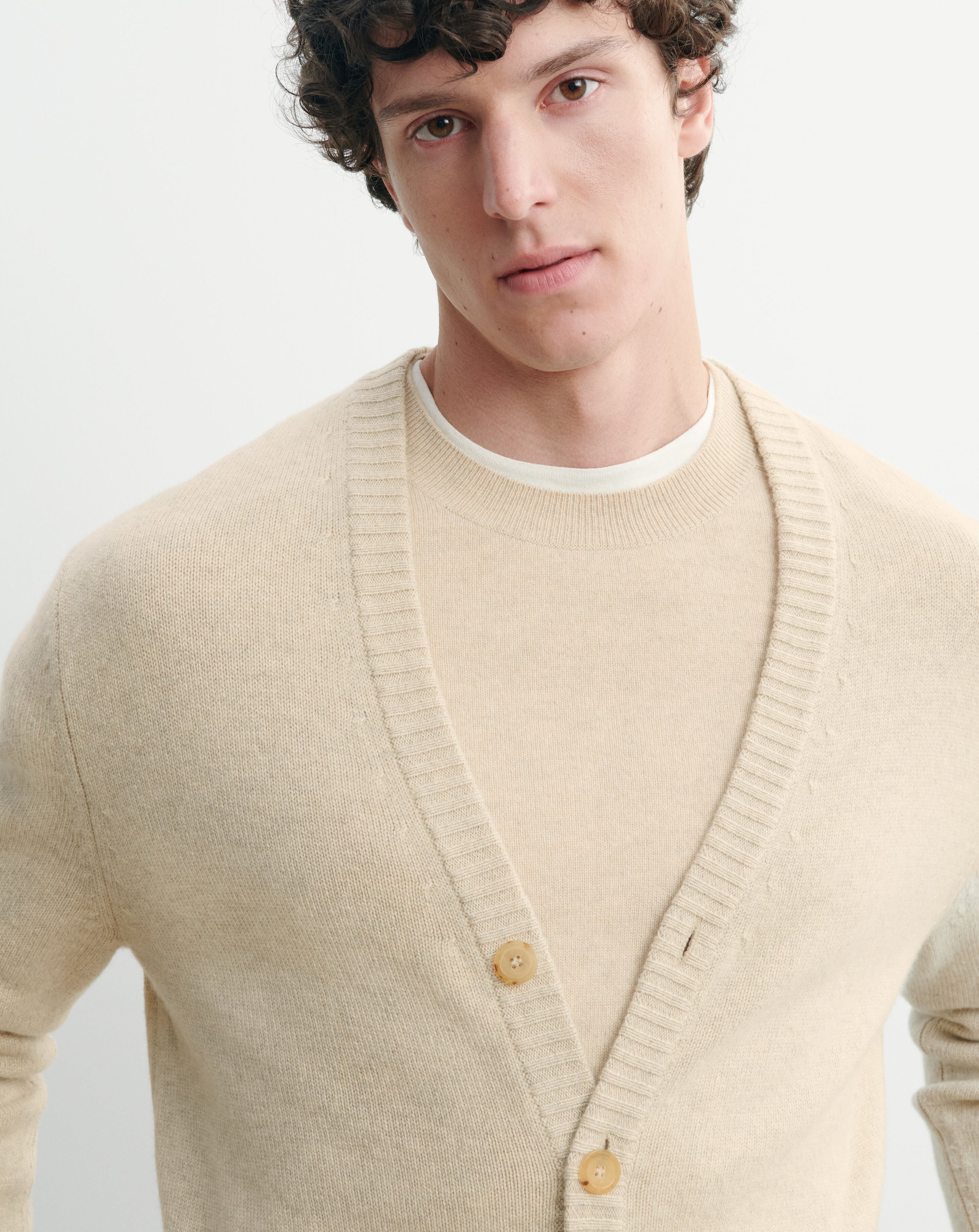 Gilet à poches-AVOINE-100% cachemire