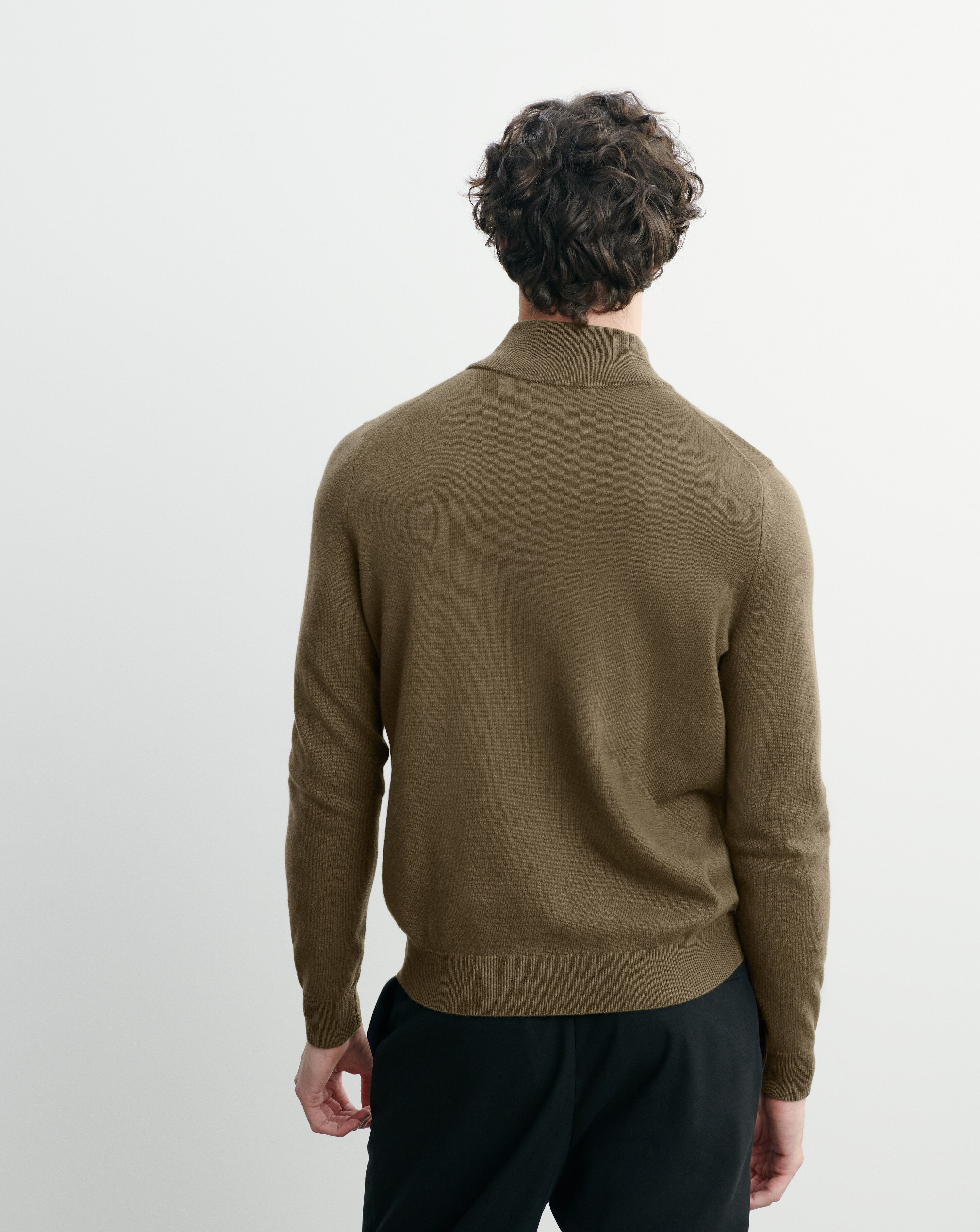 Pull col montant-BRONZE-100% cachemire