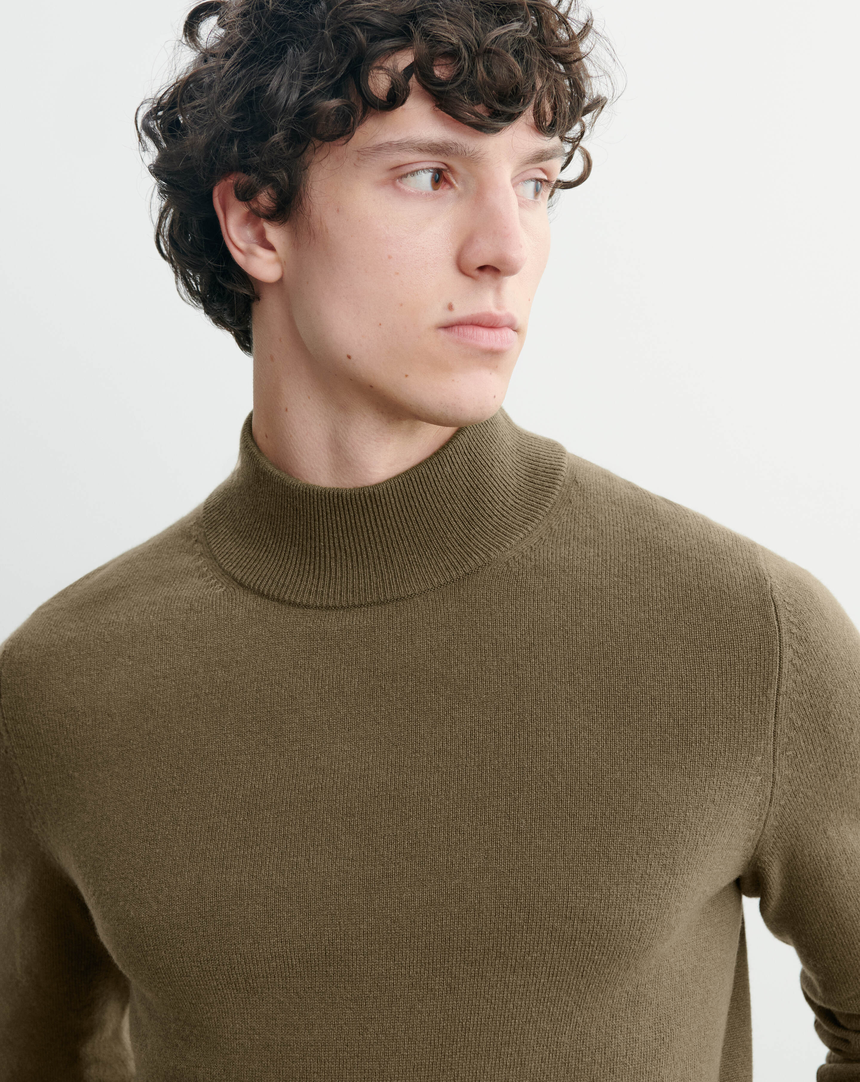 Pull col montant-BRONZE-100% cachemire