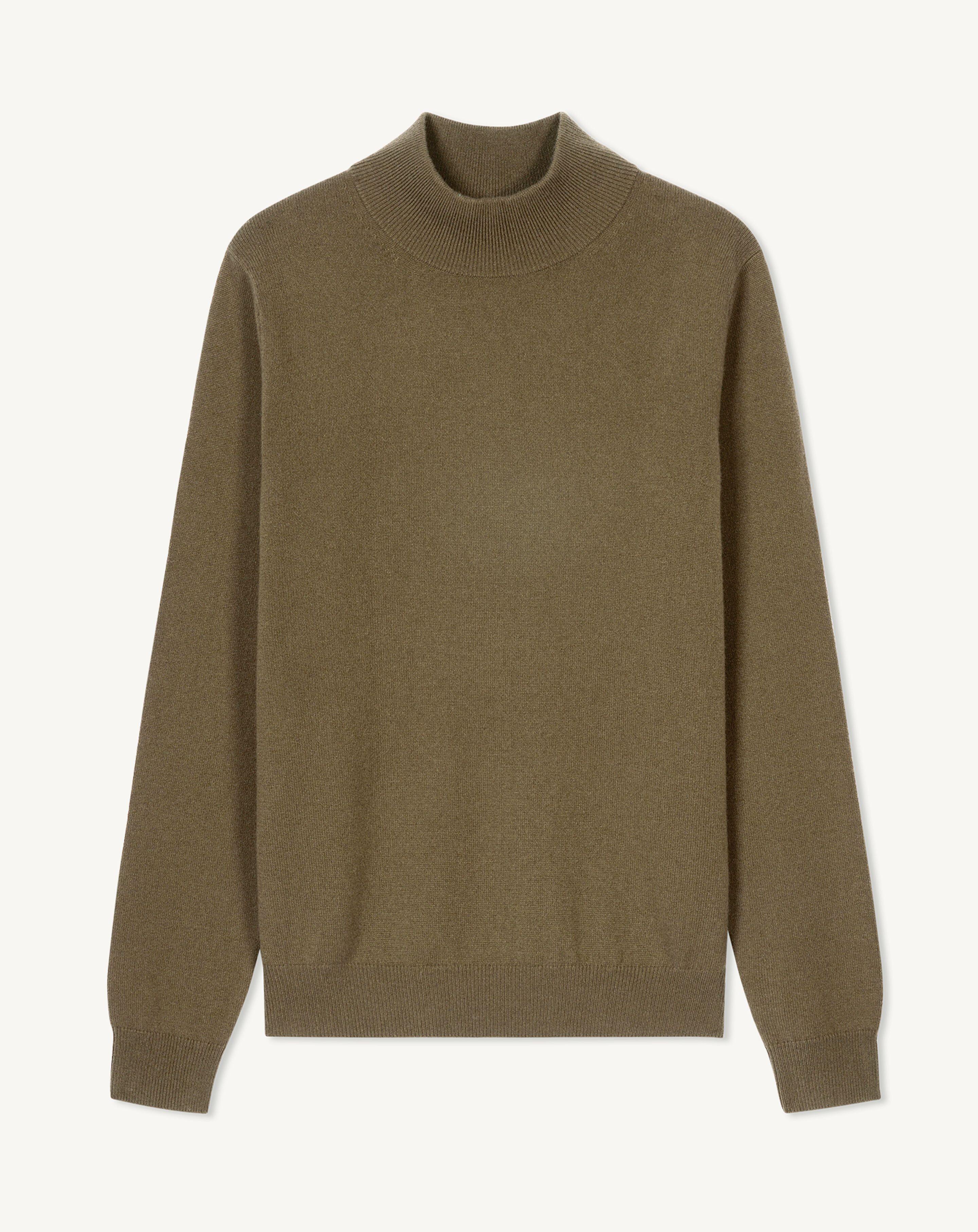 Pull col montant-BRONZE-100% cachemire