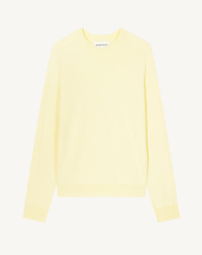 Pull col rond manches marteau-ZESTE-100% cachemire