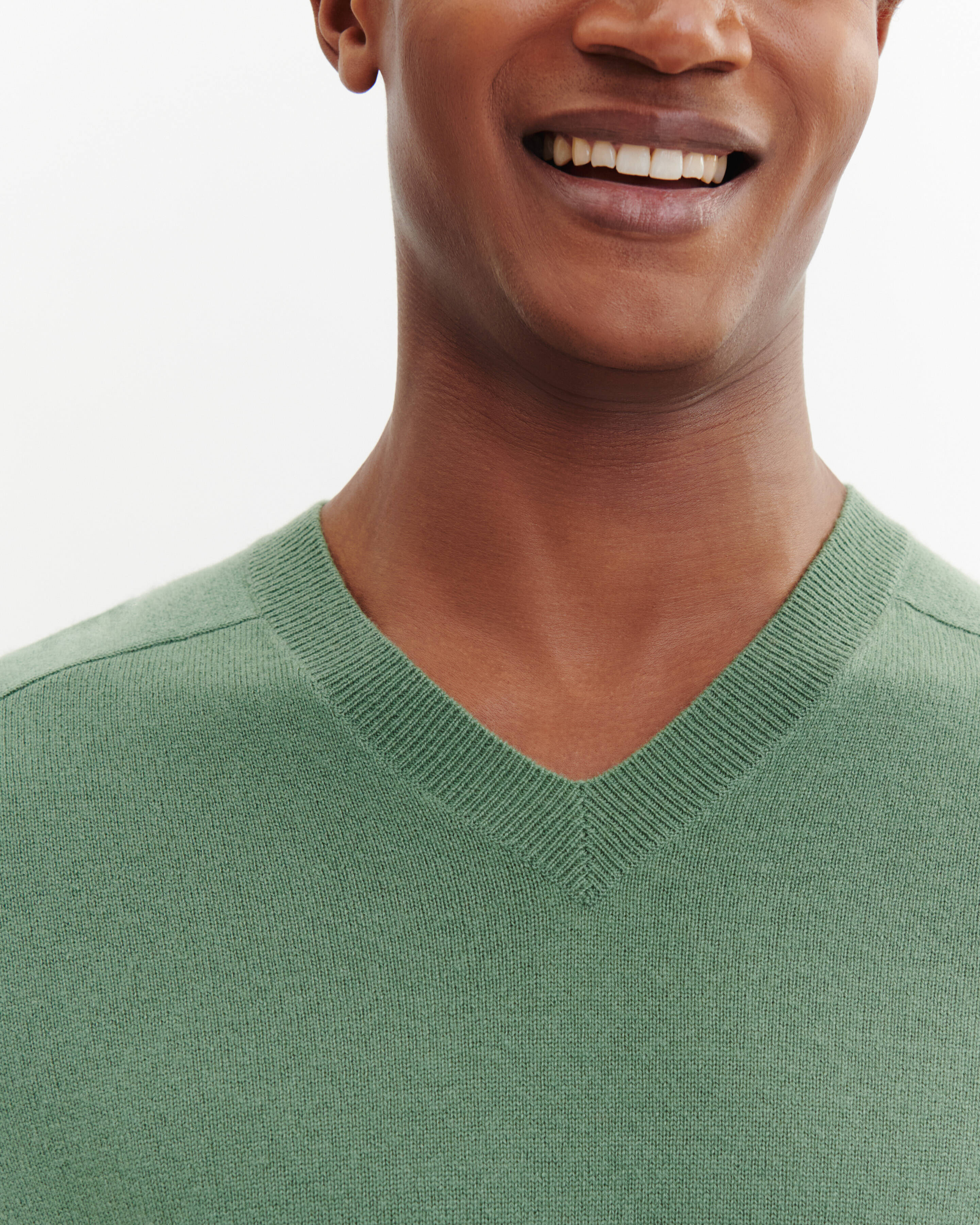 Pull V manches marteau-JADE-100% cachemire