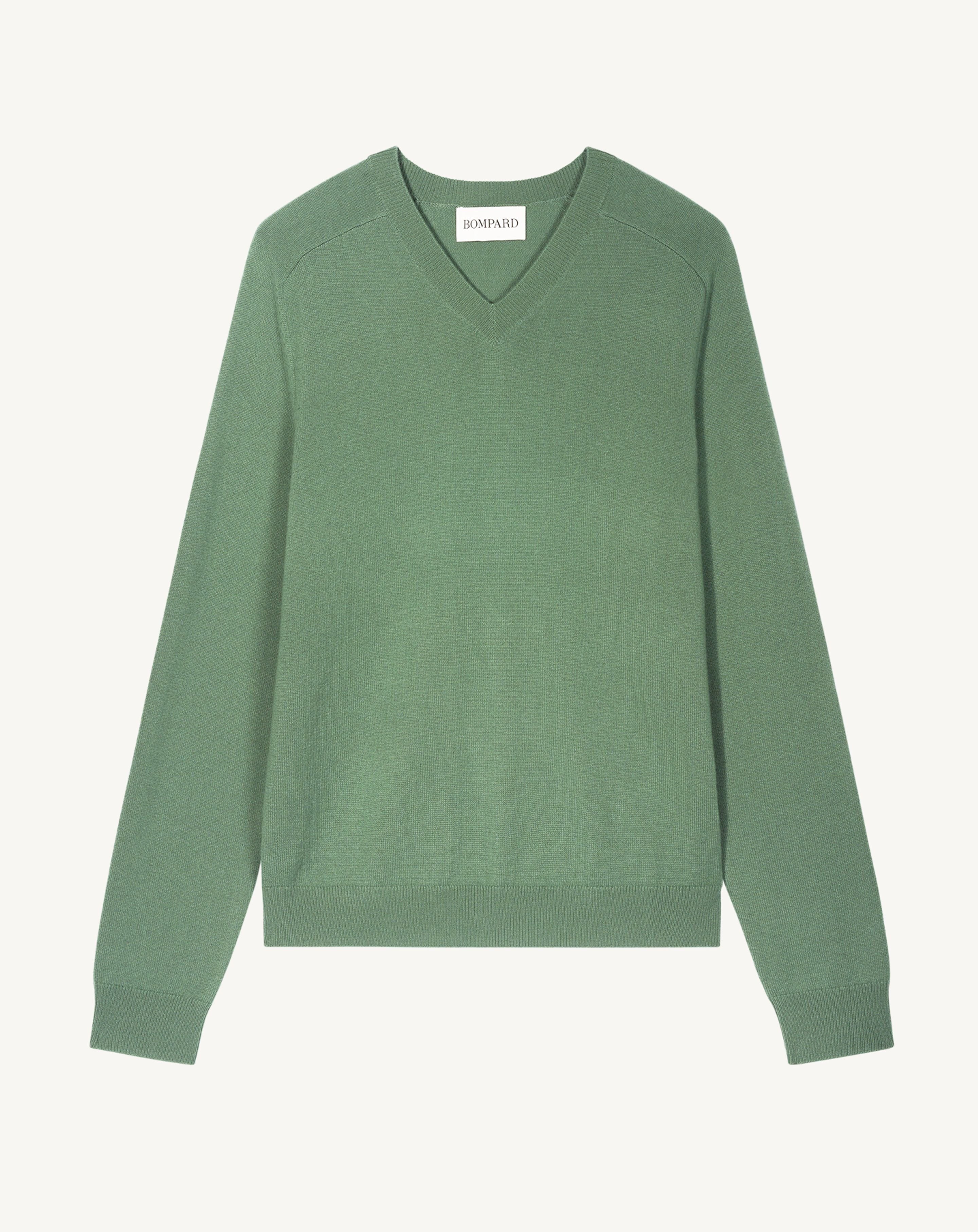 Pull V manches marteau-JADE-100% cachemire