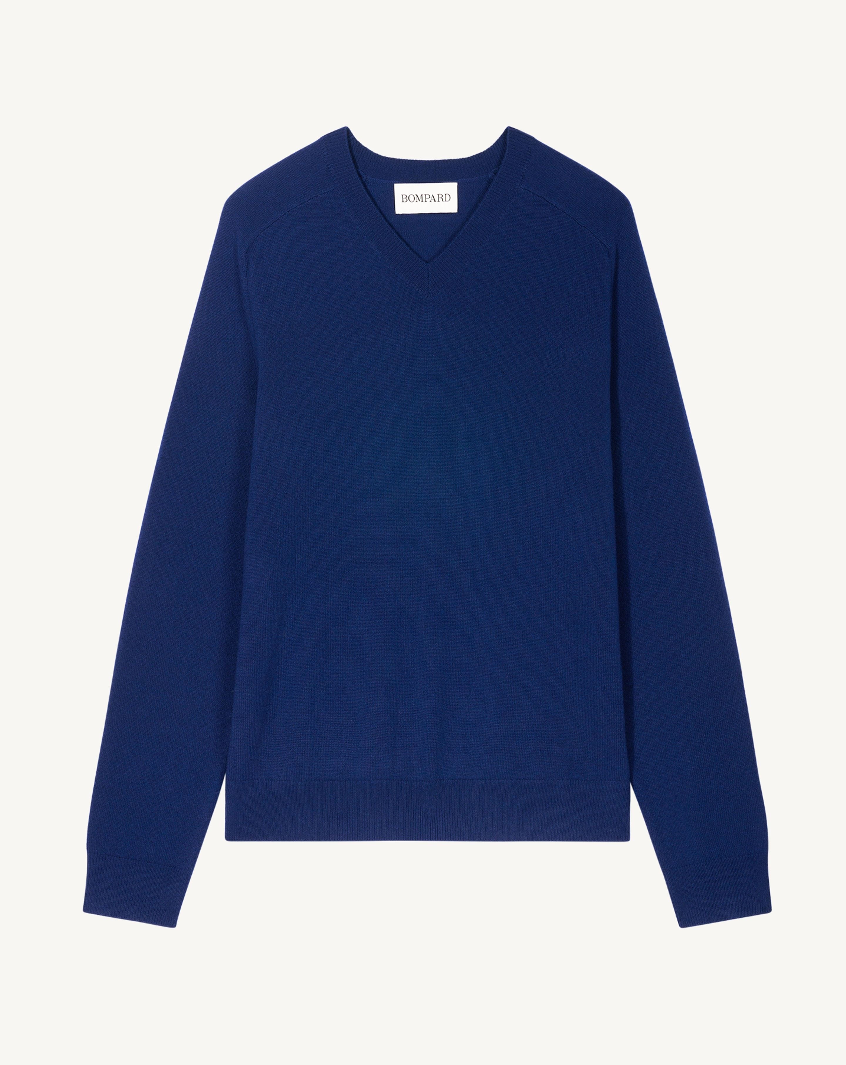 Pull V manches marteau-AMIRAL-100% cachemire