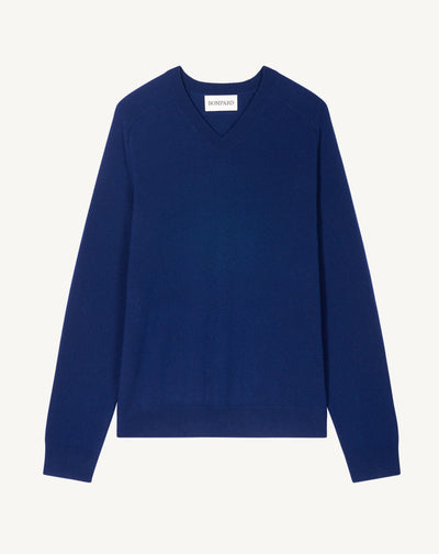 Pull V manches marteau-AMIRAL-100% cachemire