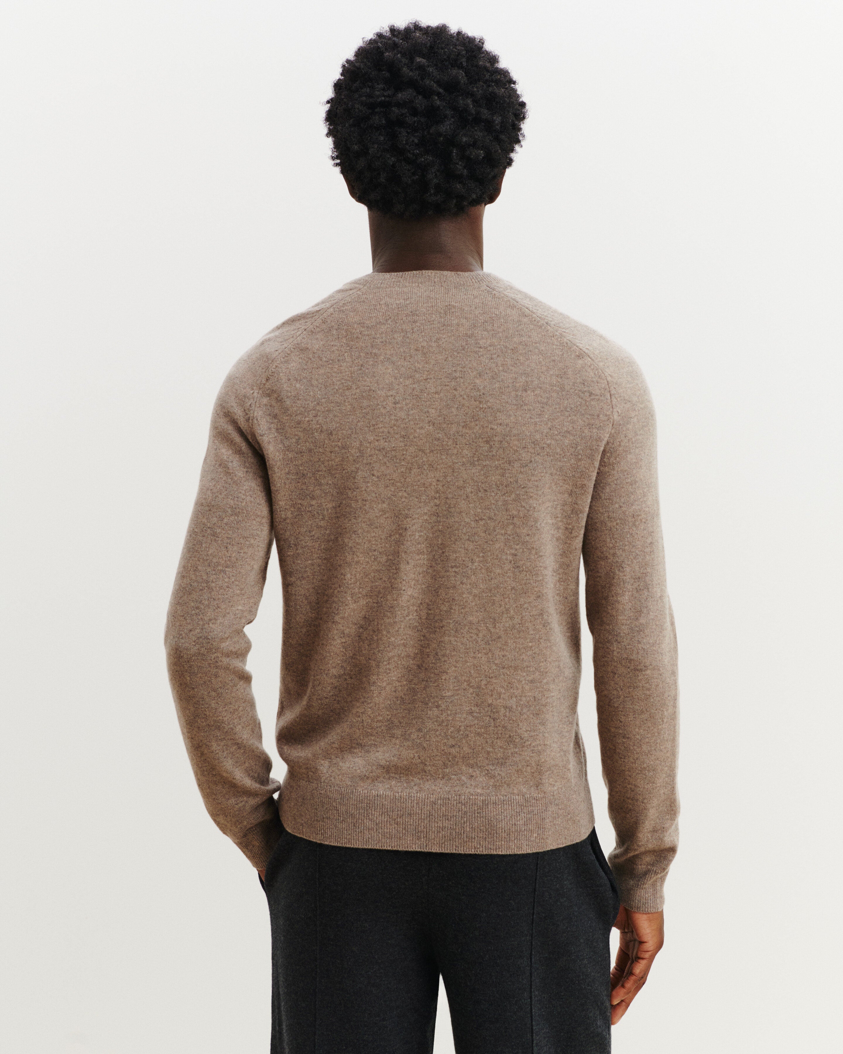 Pull V manches marteau-MILLET-100% cachemire