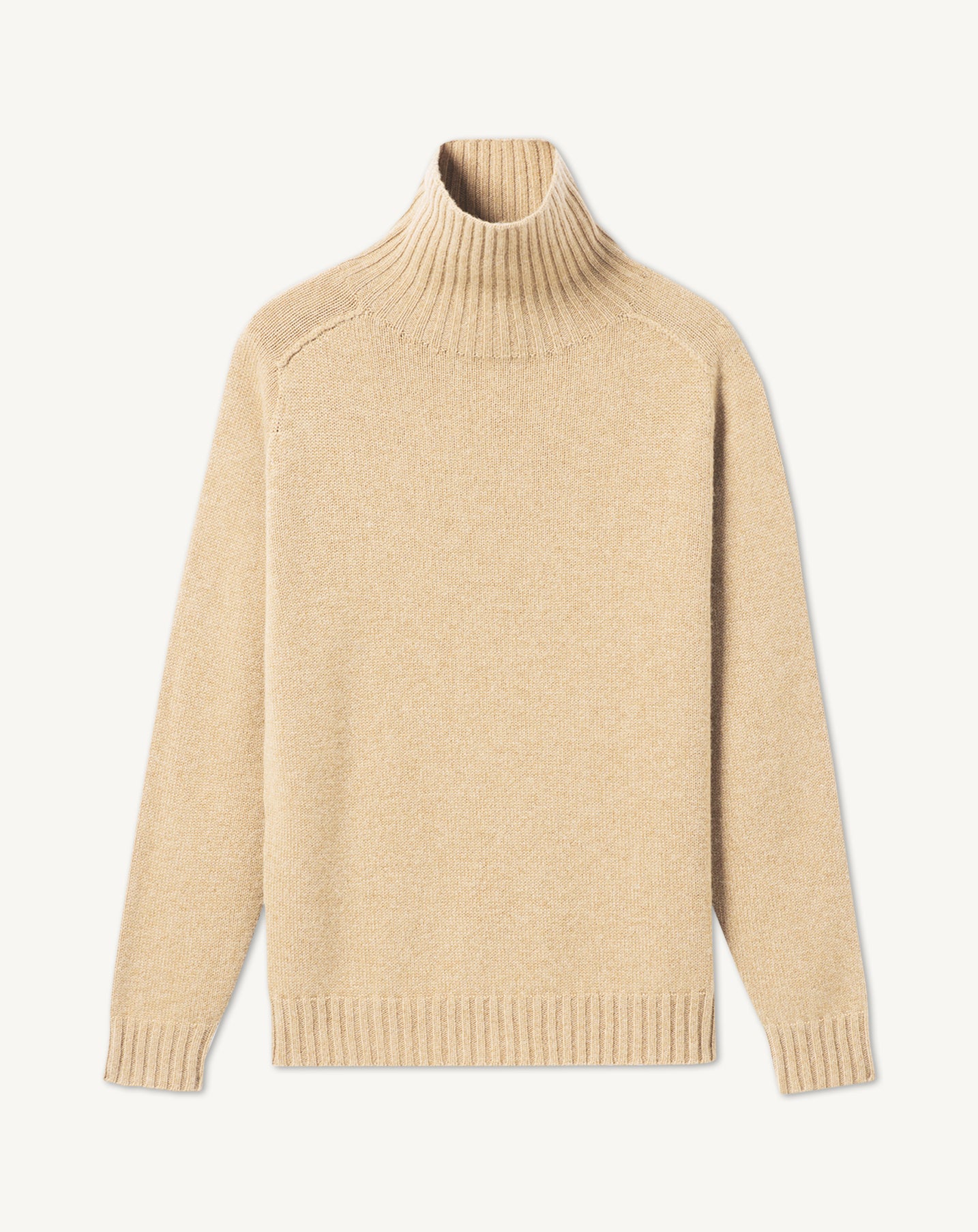 Col roulé manches marteau-AVOINE-100% cachemire
