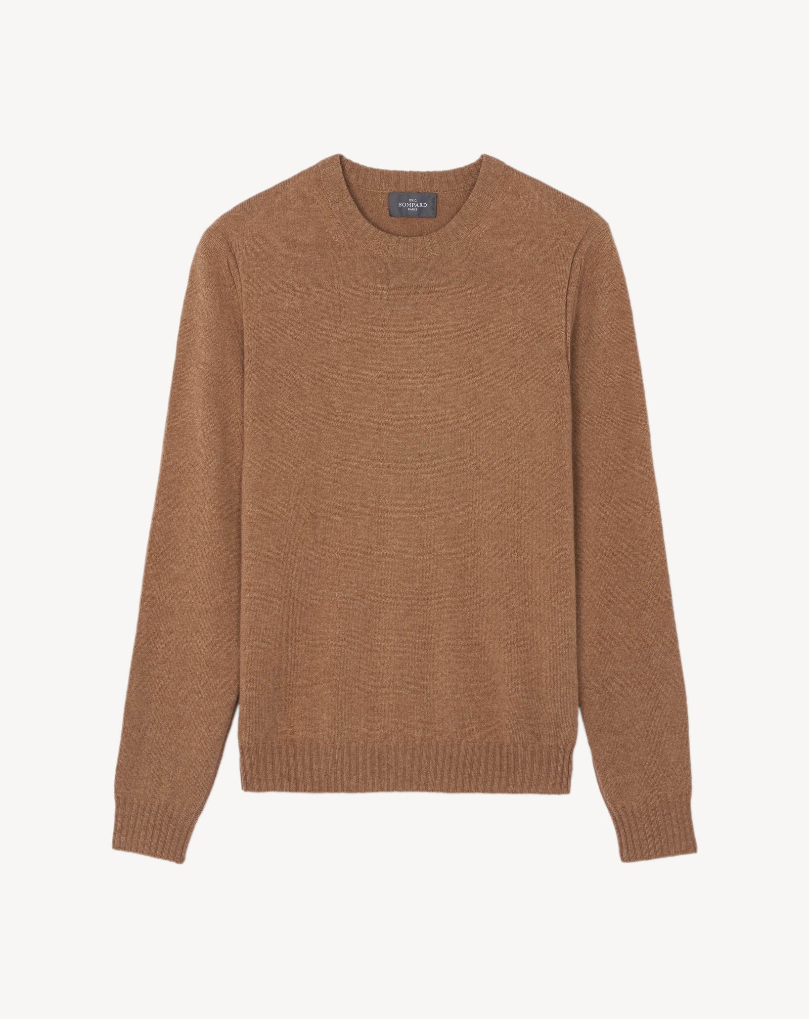 Pull col rond-CARAMEL-70% cachemire 30% soie
