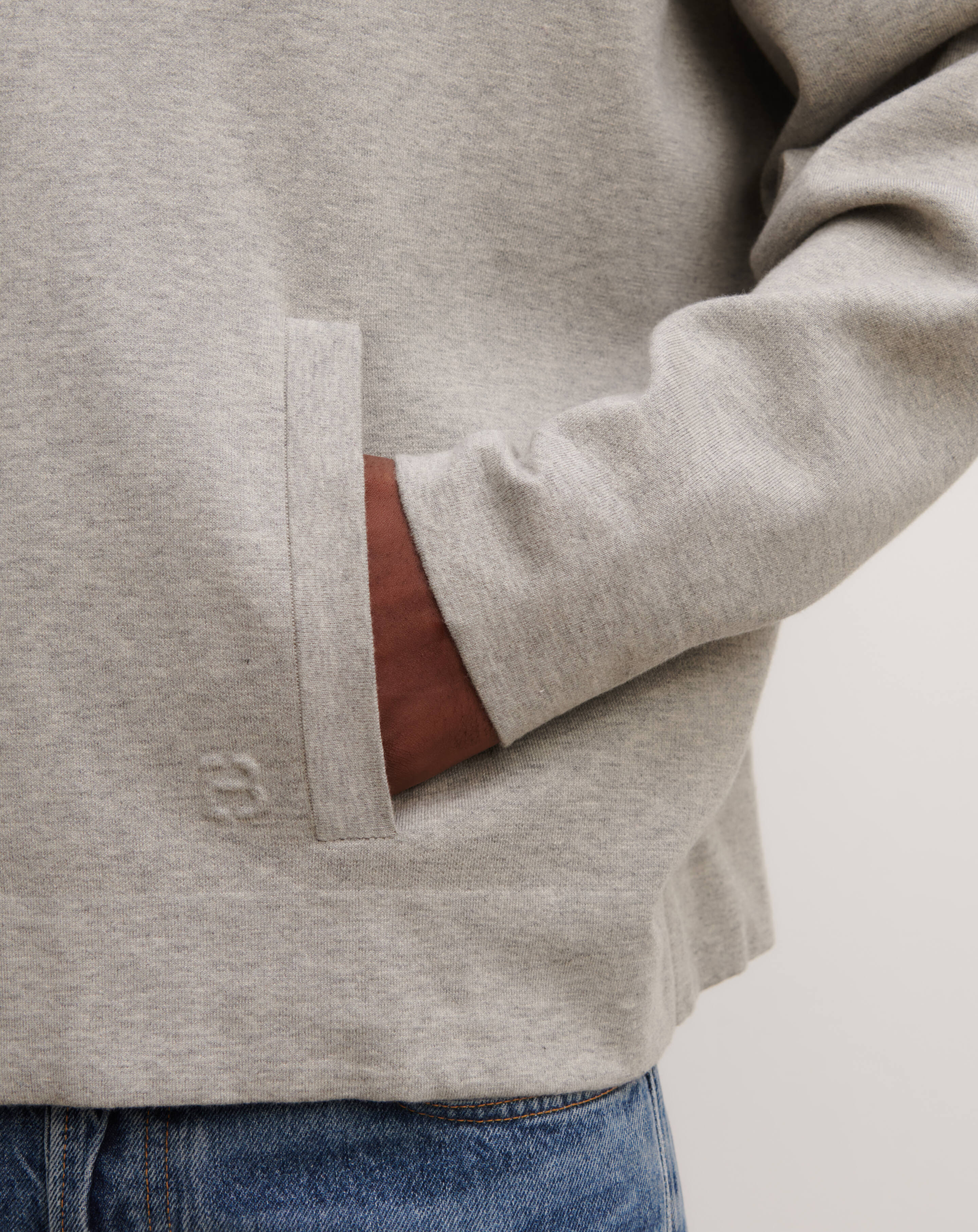 Pull à capuche double face-GRIS ARGENTE/NATUREL-85% coton 15% cachemire