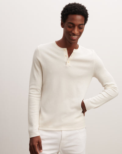Col tunisien ultrafin-NATUREL-70% coton 30% cachemire