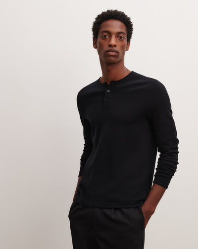 Col tunisien ultrafin-NOIR-70% coton 30% cachemire
