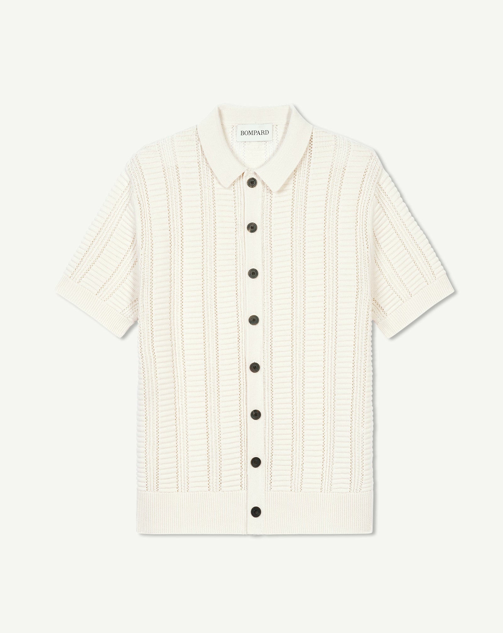 Chemise pointelle-PANNA-90% coton bio 10% soie