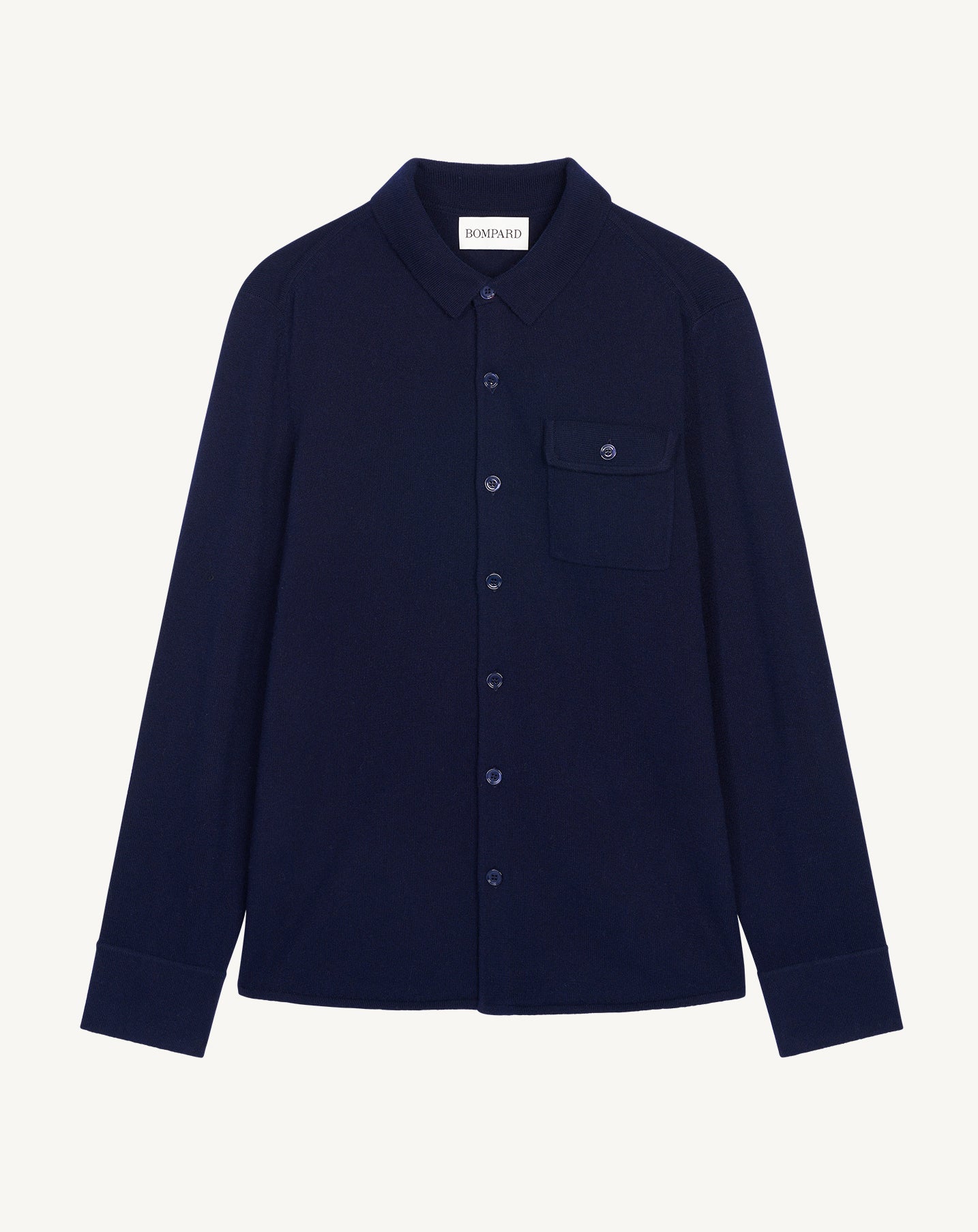 Chemise Clyde-MARINE-100% cachemire